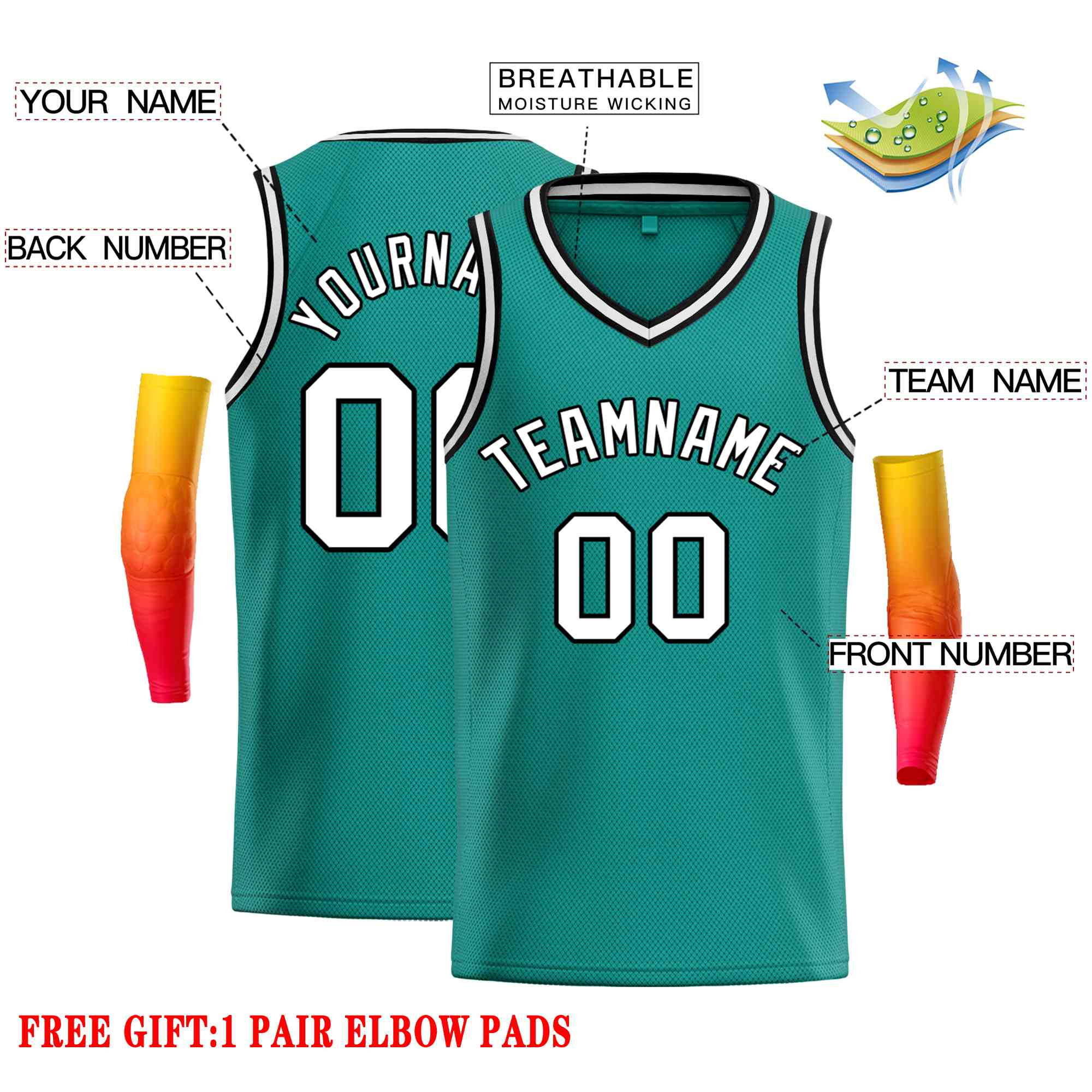 Custom Classic Tops Herren-Freizeit-Basketballtrikot