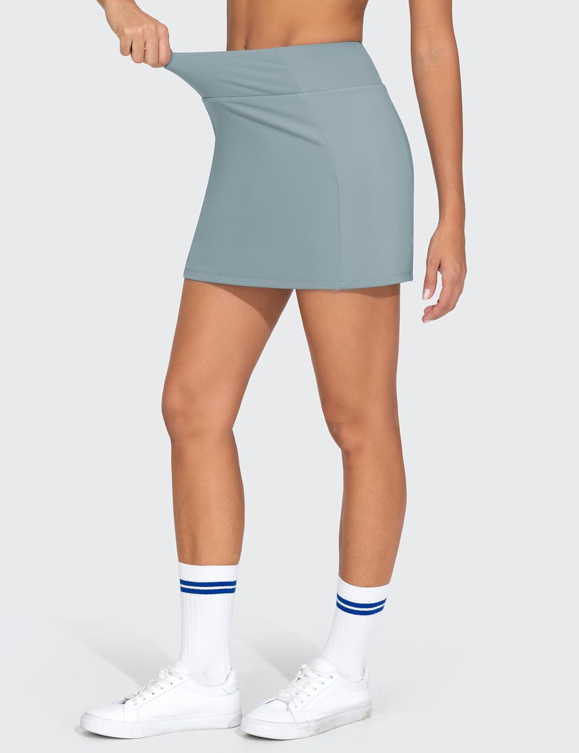 Women's High Waisted Golf Skorts Tennis Mini Athletic Active Skirts Built-in Shorts with 3 Pockets