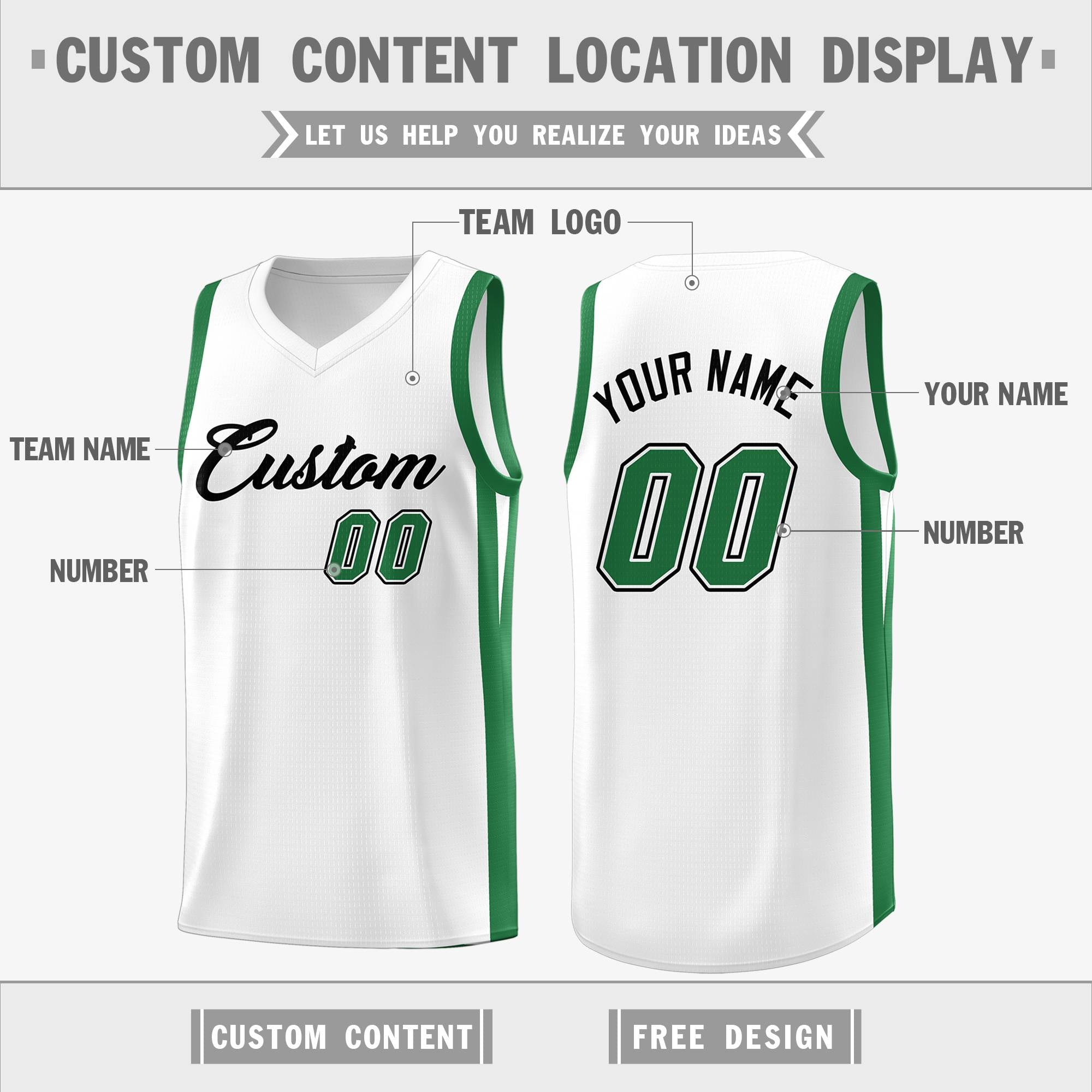 Benutzerdefiniertes klassisches Tops-Basketballtrikot Benutzerdefiniertes klassisches Tops-Basketballtrikot