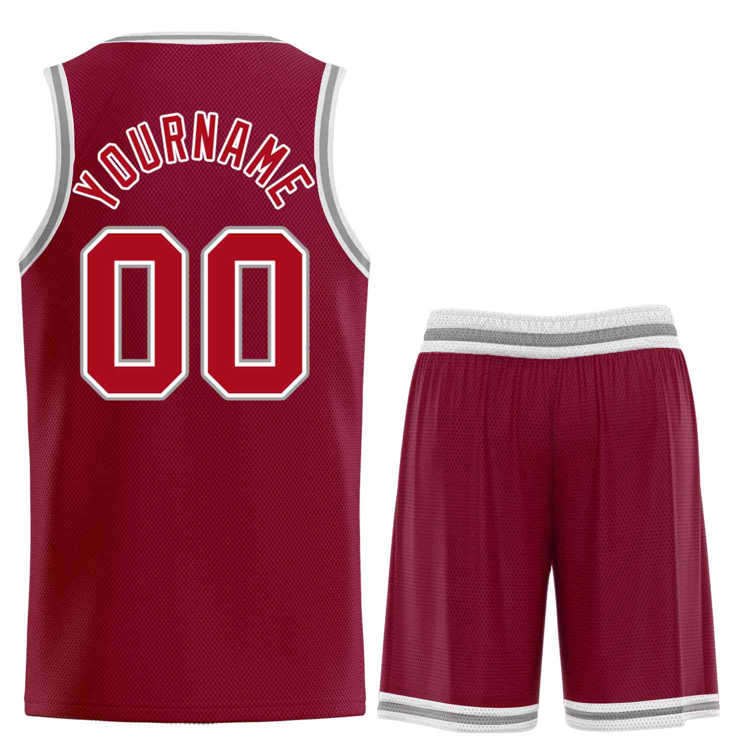 Custom Classic Sets gebogenes Basketballtrikot