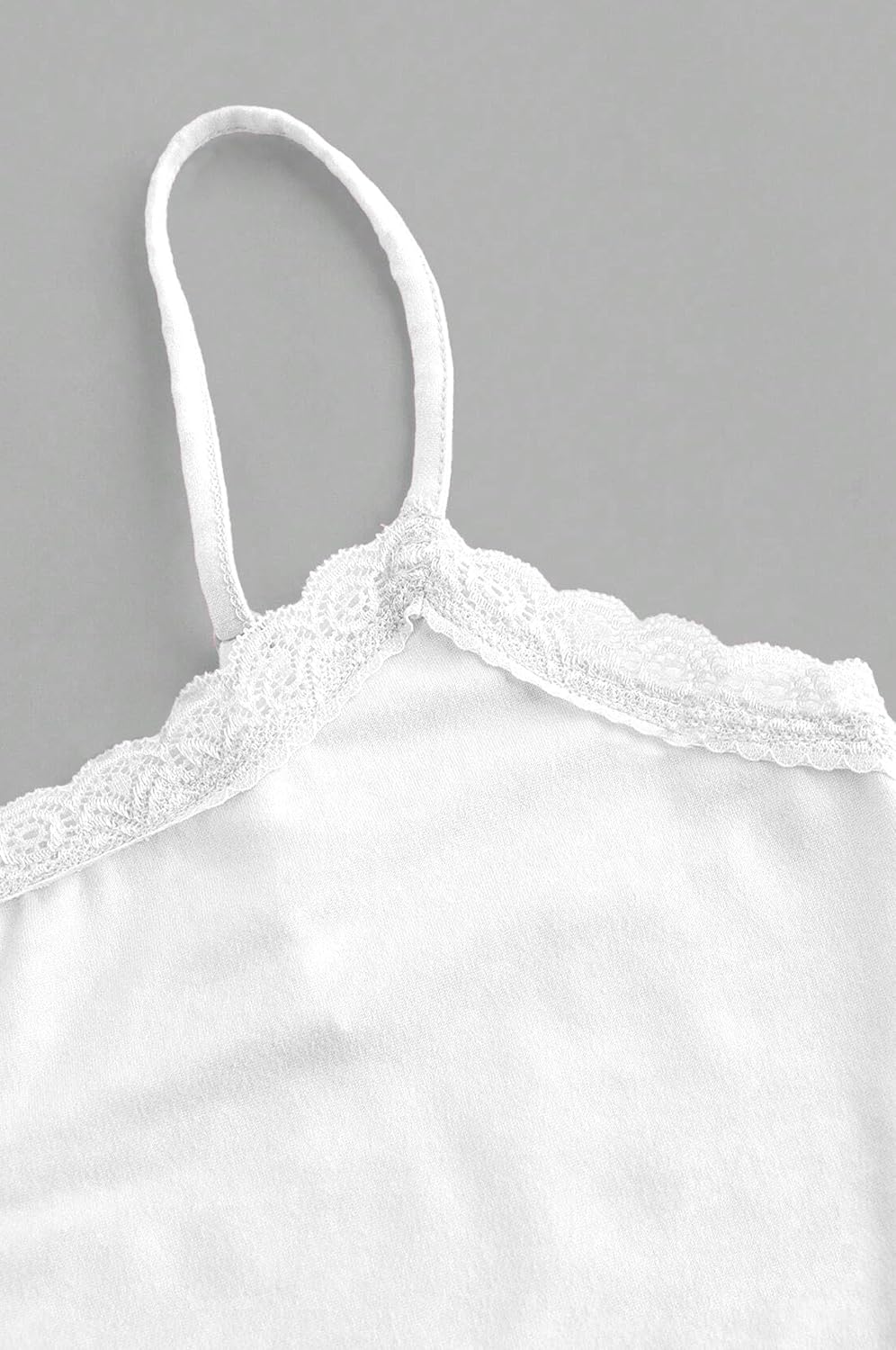 Women's Lace Trim Spaghetti Strap Camisole 3 Pack