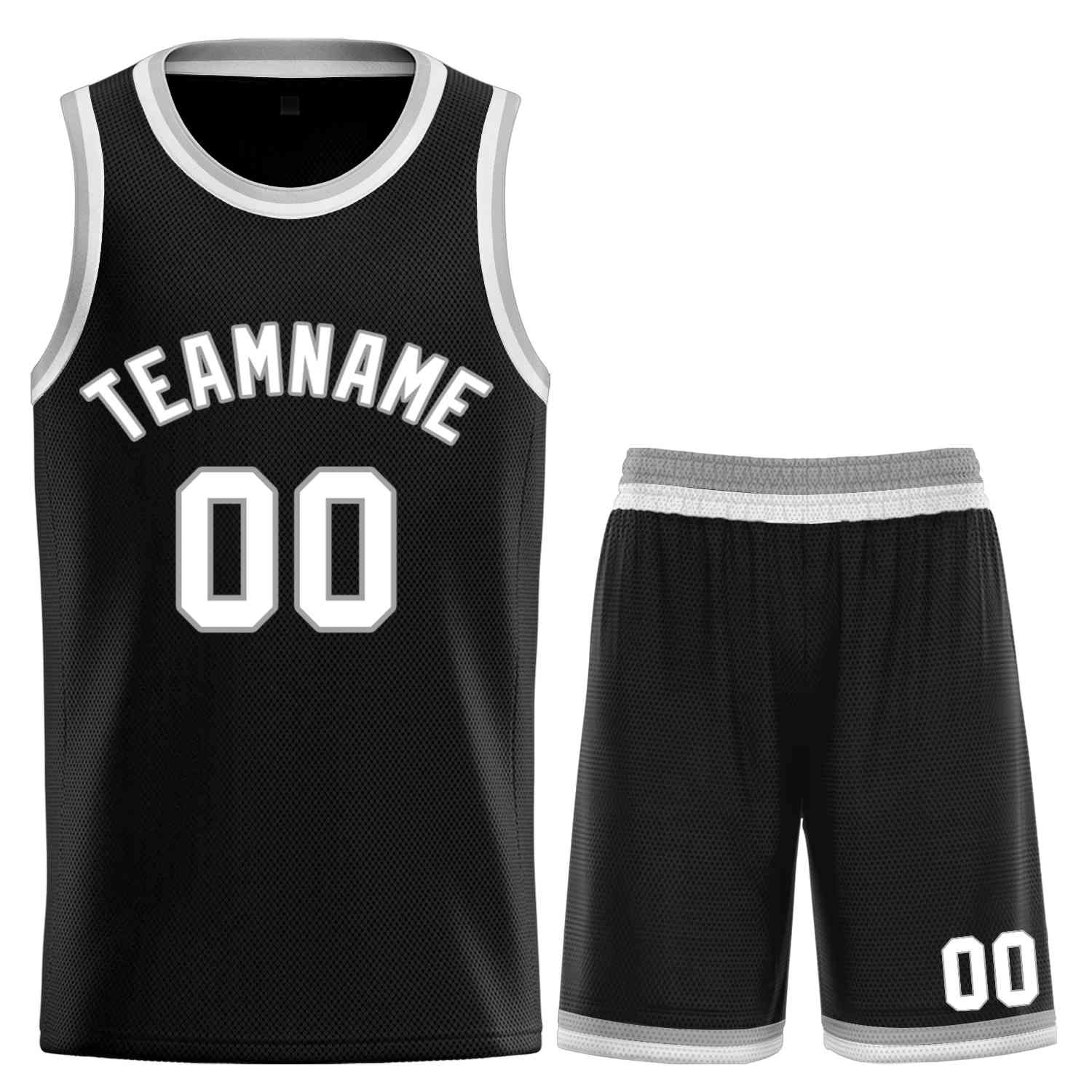 Custom Classic Sets gebogenes Basketballtrikot