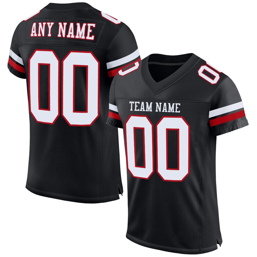 Maßgeschneidertes authentisches Mesh-Fußballtrikot im klassischen Stil