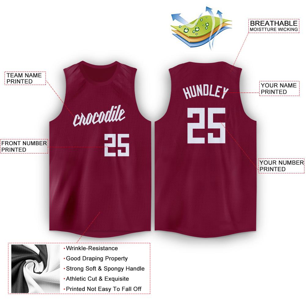 Benutzerdefinierte klassische Tops Fashion Sportwear Basketball-Trikot