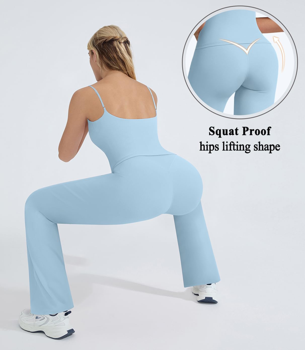 Workout Sets for Women Padded Tank Tops Matching Straight Leg Yoga Outfits