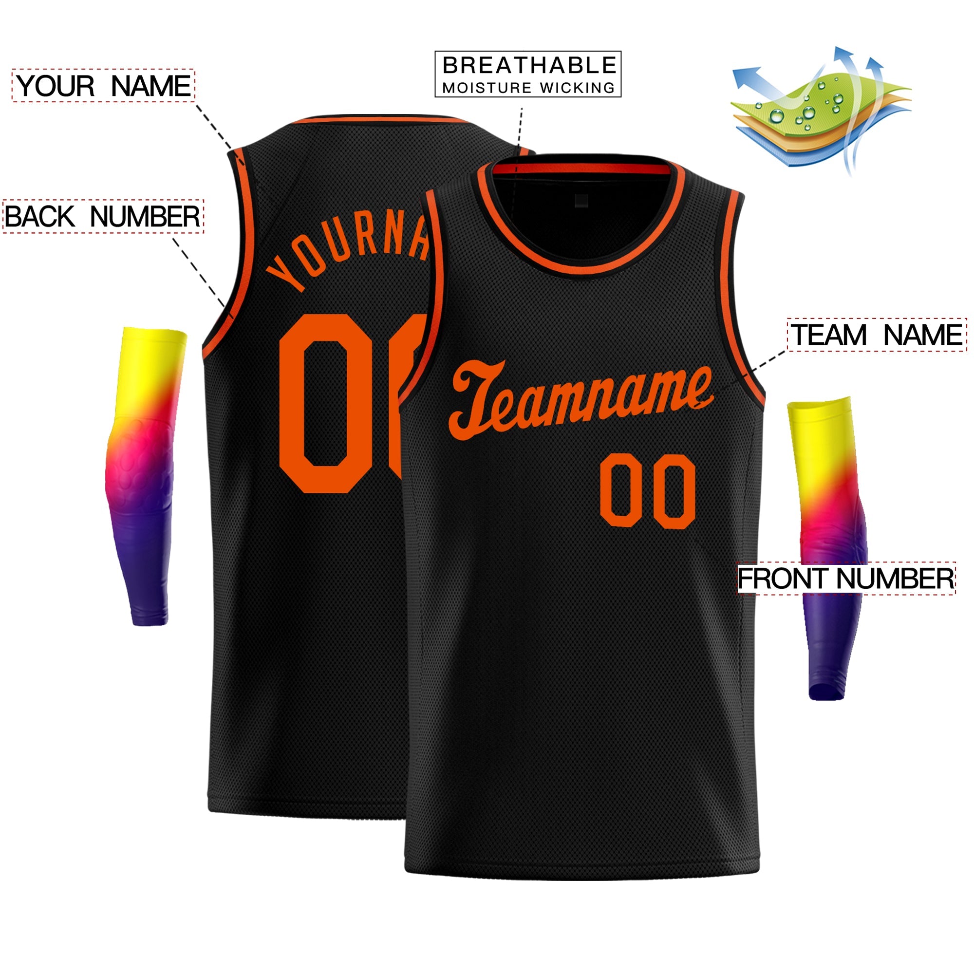 Custom Classic Tops Athletic Casual Basketball-Trikot