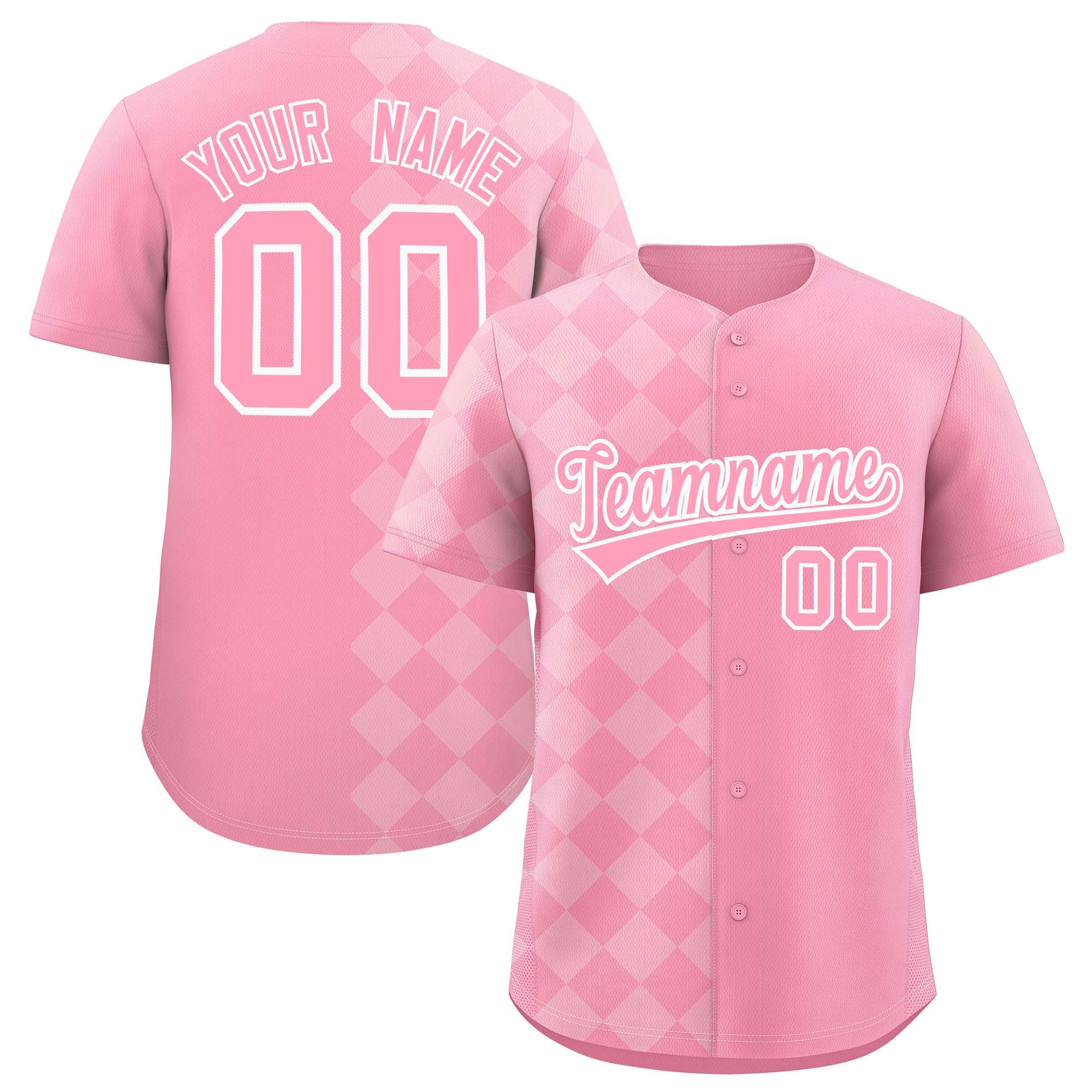 Authentisches Baseball-Trikot im individuellen Rhombus-Design
