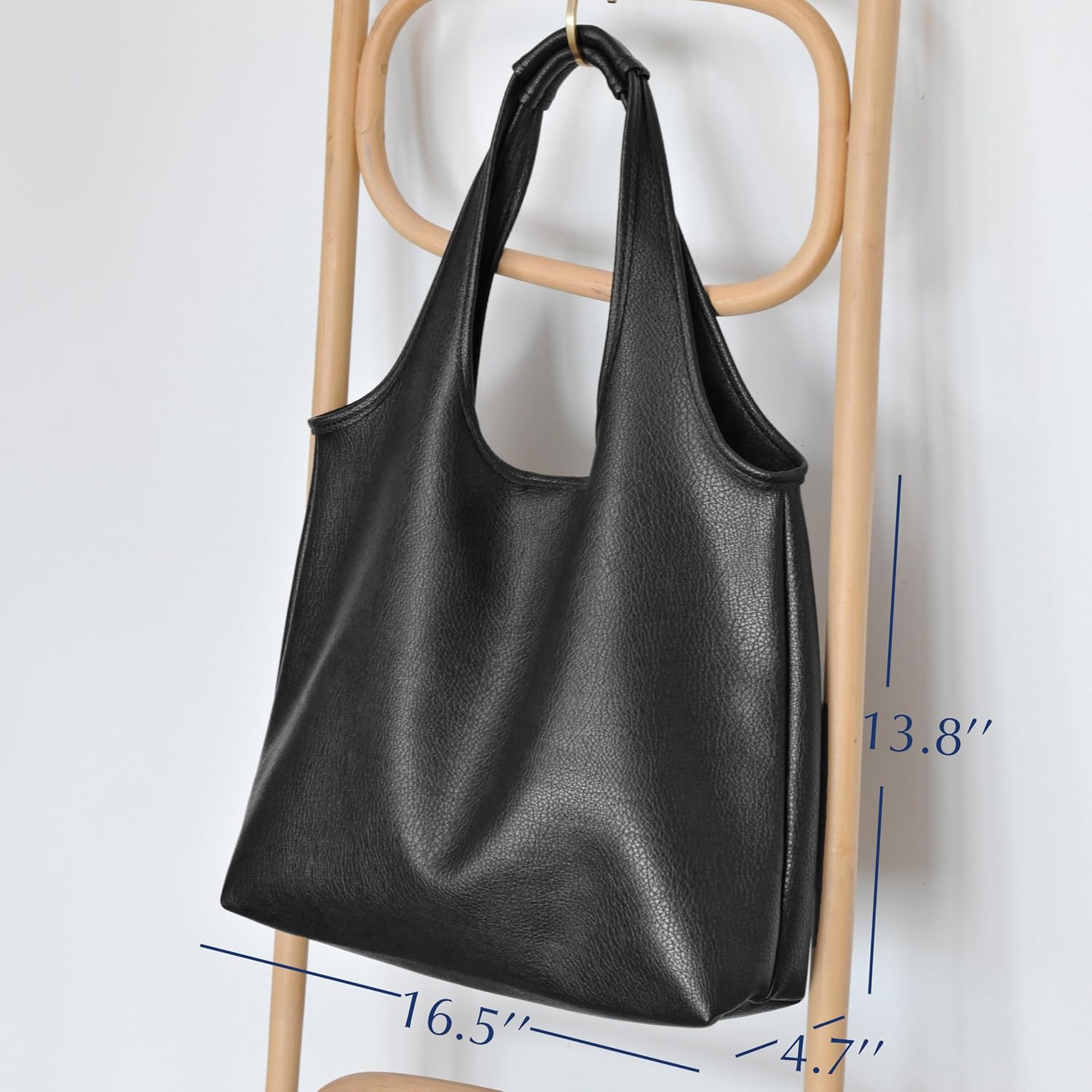 Women's Soft Vegan Leather Oversized Hobo Bag Tote Women's Soft Vegan Leather Oversized Hobo Bag Tote