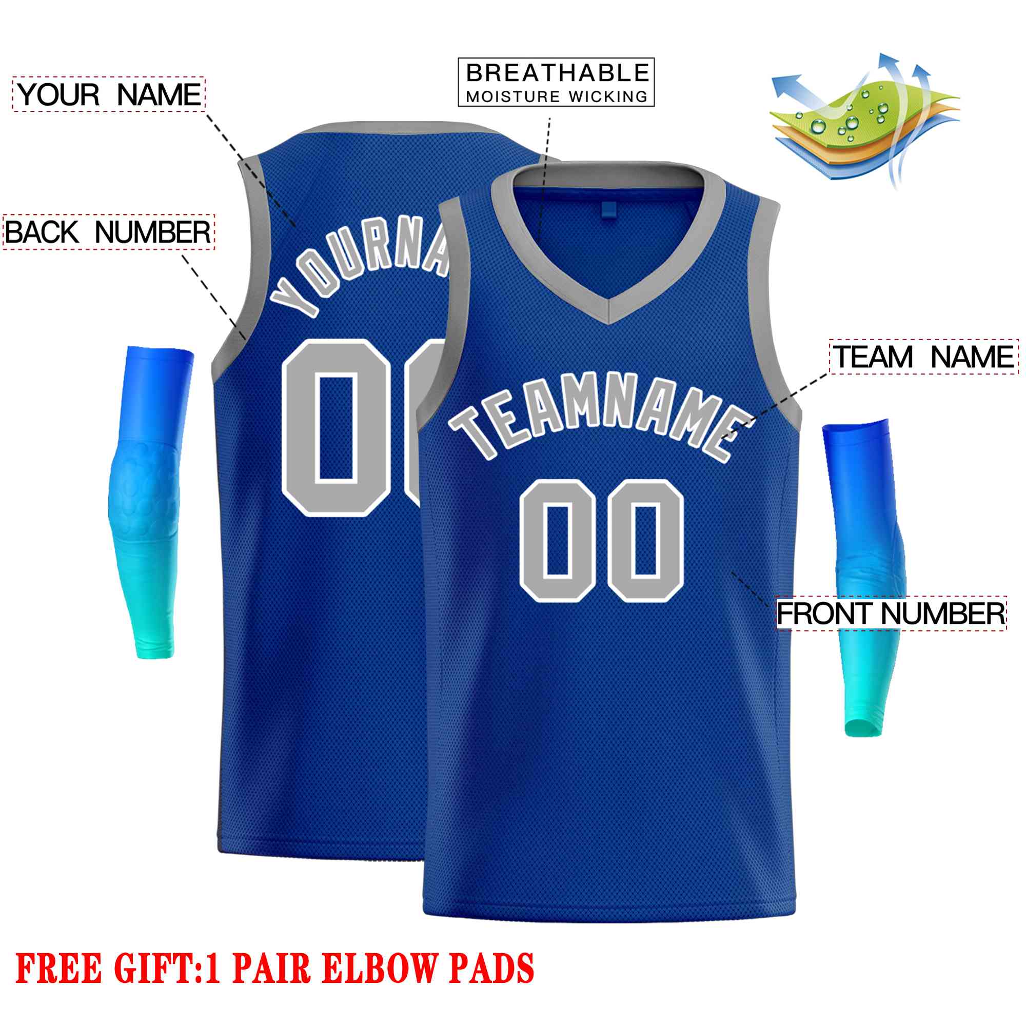 Custom Classic Tops Herren-Freizeit-Basketballtrikot