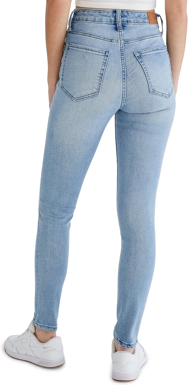 Women's High Waisted Jegging Jeans Light Wash Stretch