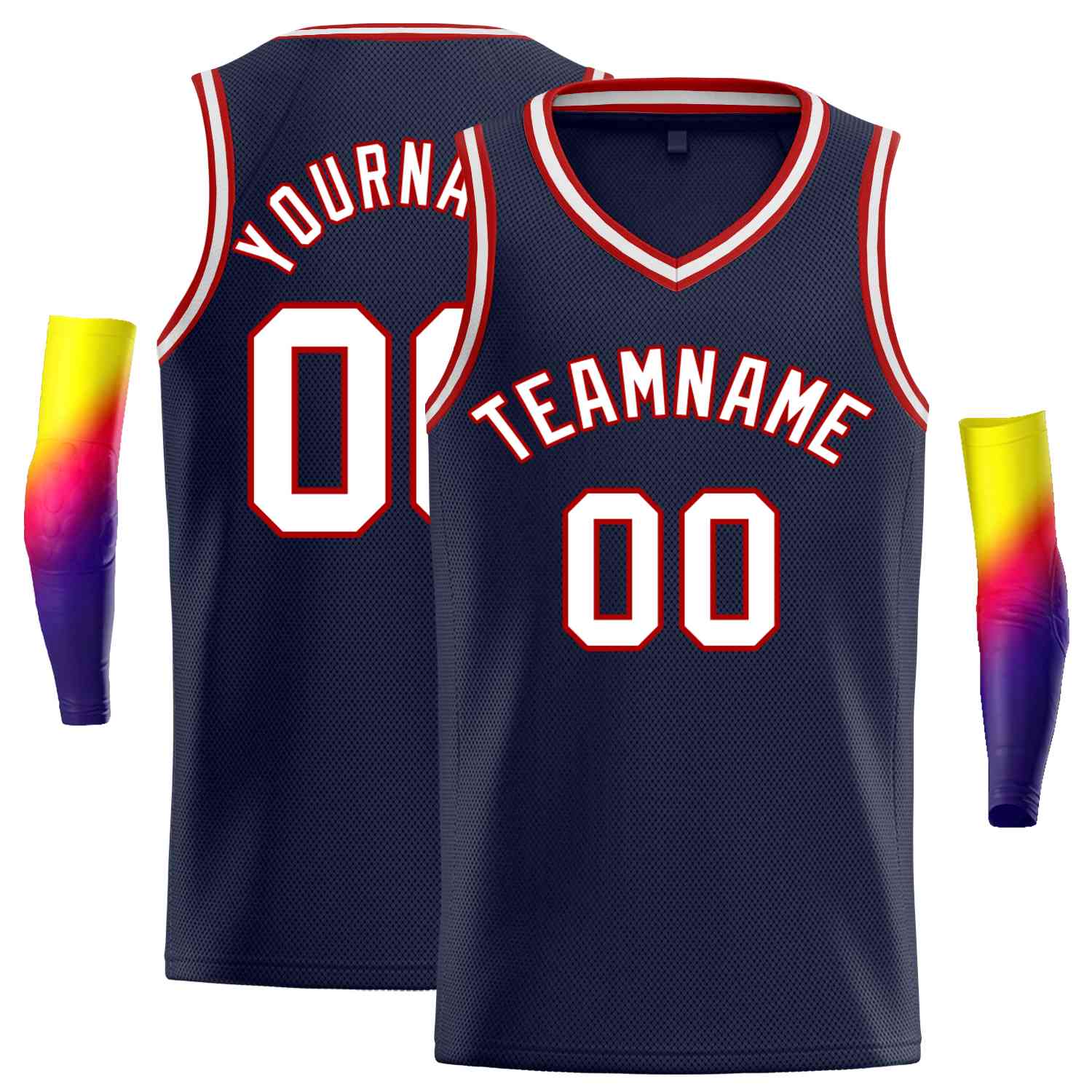 Custom Classic Tops Herren-Freizeit-Basketballtrikot