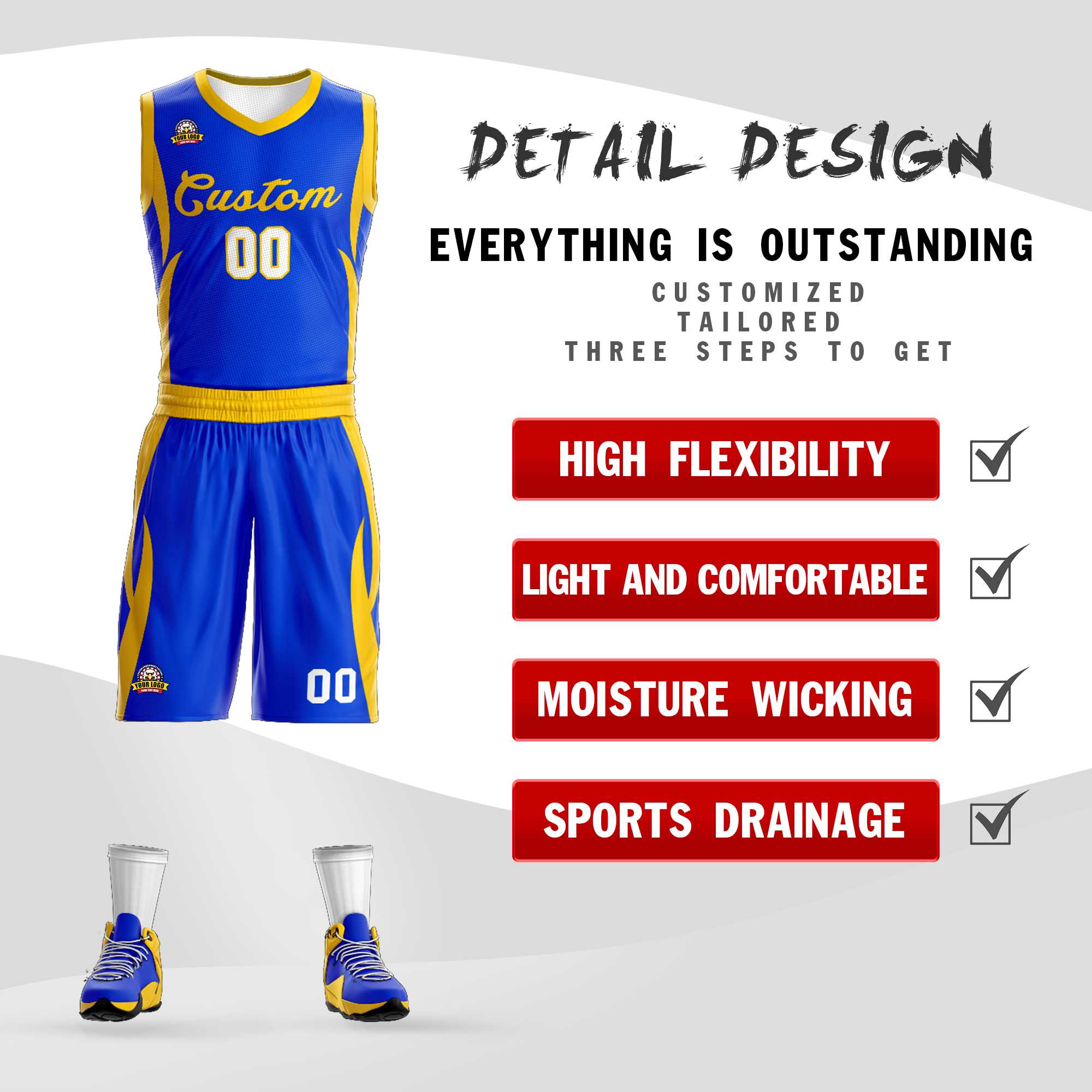 Custom Classic Sets Mesh-Basketballtrikot Custom Classic Sets Mesh-Basketballtrikot