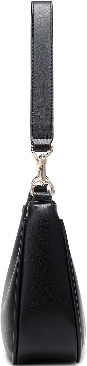 Women's Crescent Moon Hobo Bag Black Shoulder Purse Women's Crescent Moon Hobo Bag Black Shoulder Purse