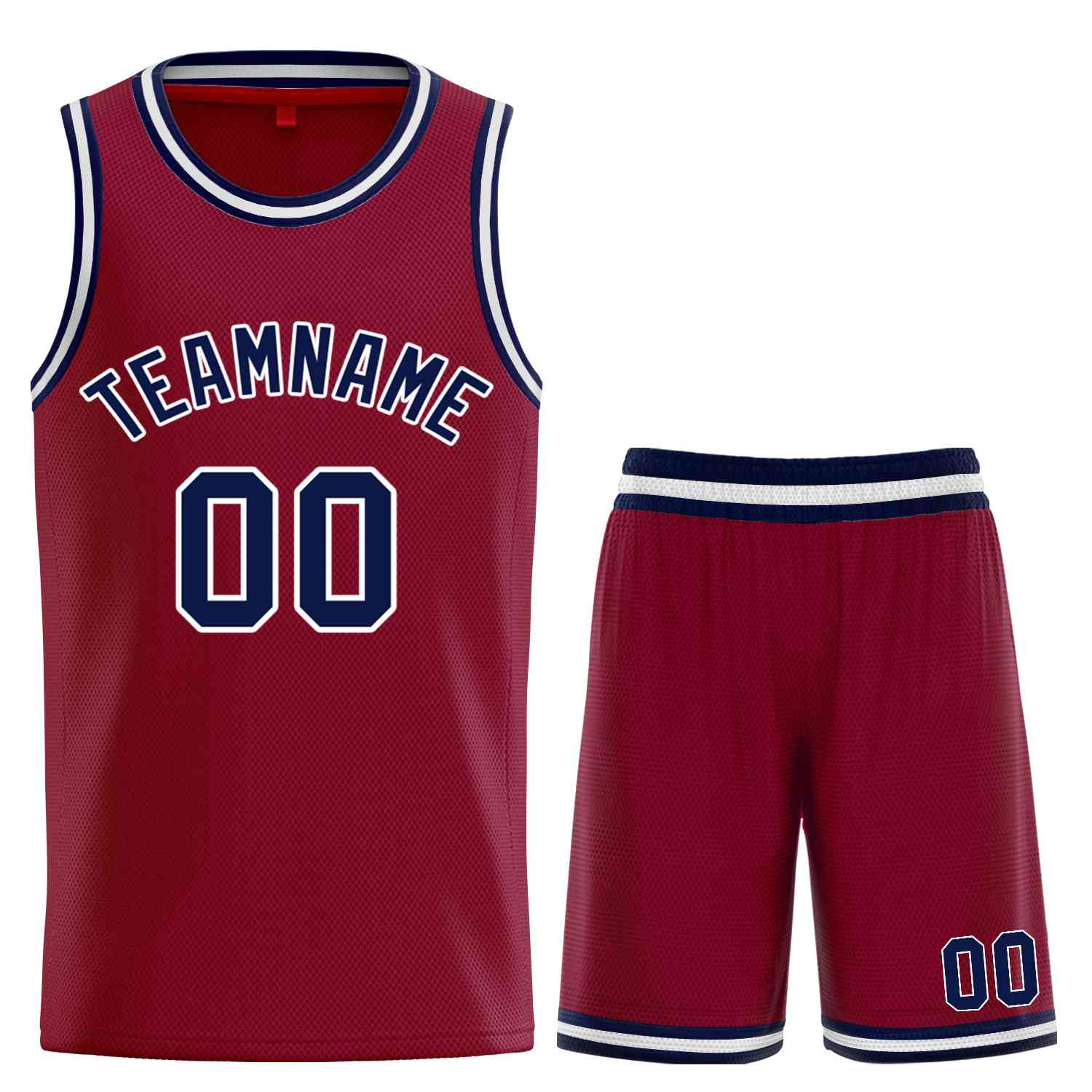 Custom Classic Sets gebogenes Basketballtrikot