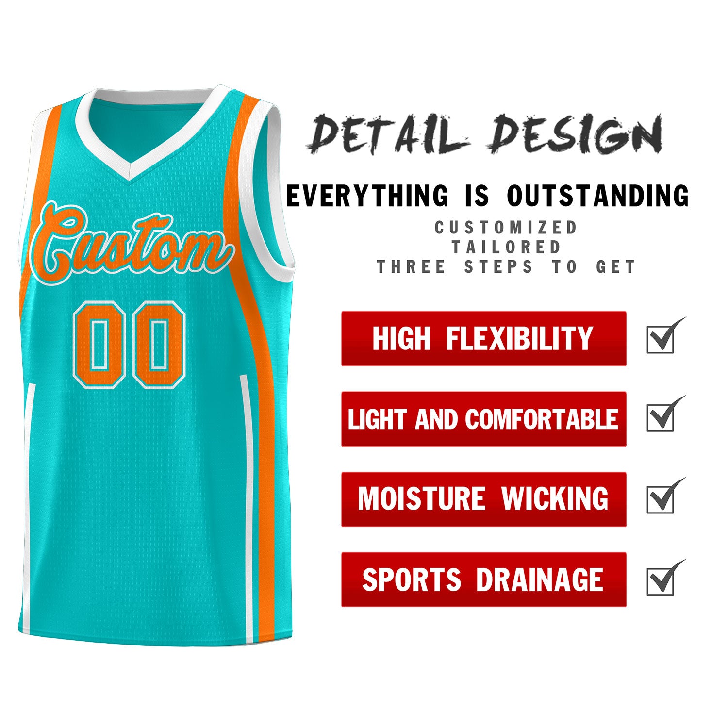 Benutzerdefinierte Basketball-Kits mit Bandmuster
