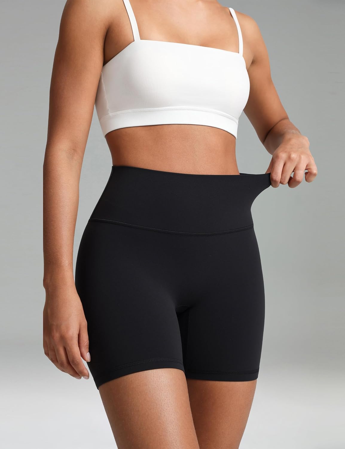 Dreamlux No Front Seam High Waist Biker Shorts for Women 6