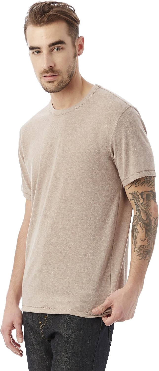 Men's Classic Fit Crew Neck T-Shirt Heather Tan Men's Classic Fit Crew Neck T-Shirt Heather Tan