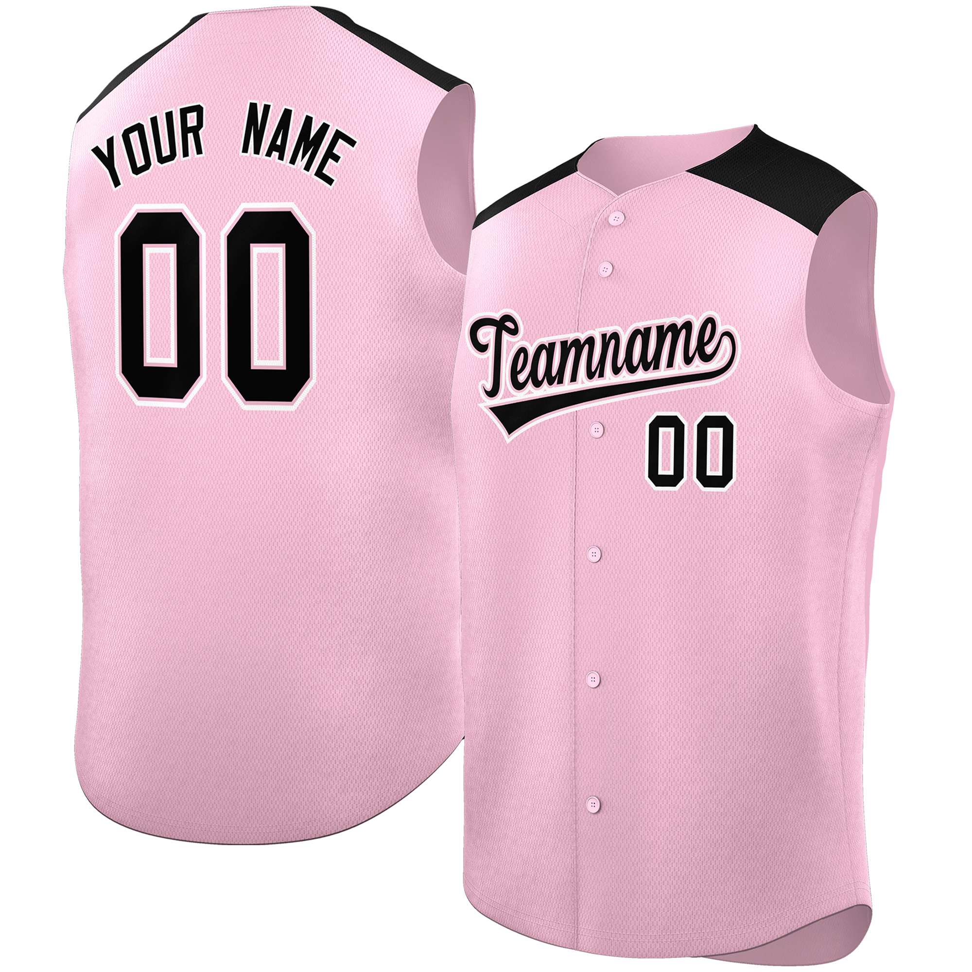 Benutzerdefinierte personalisierte klassische authentische ärmellose Baseball-Trikot