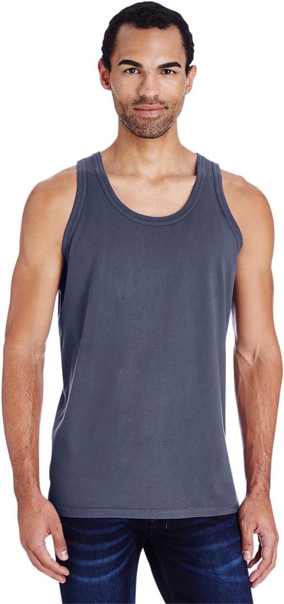 Men's Tri-Blend Tank Top Crew Neck Grey Men's Tri-Blend Tank Top Crew Neck Grey