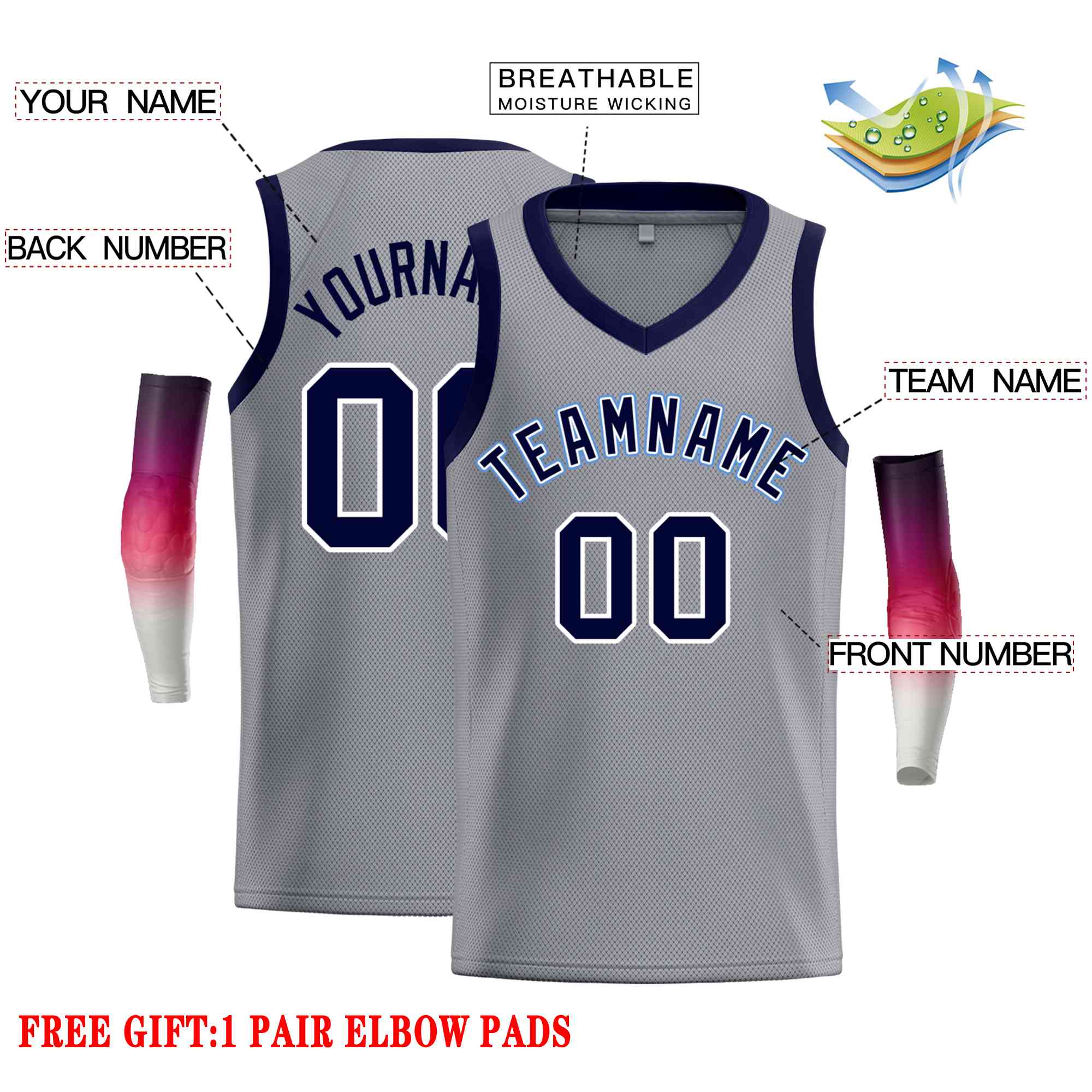 Custom Classic Tops Herren-Freizeit-Basketballtrikot