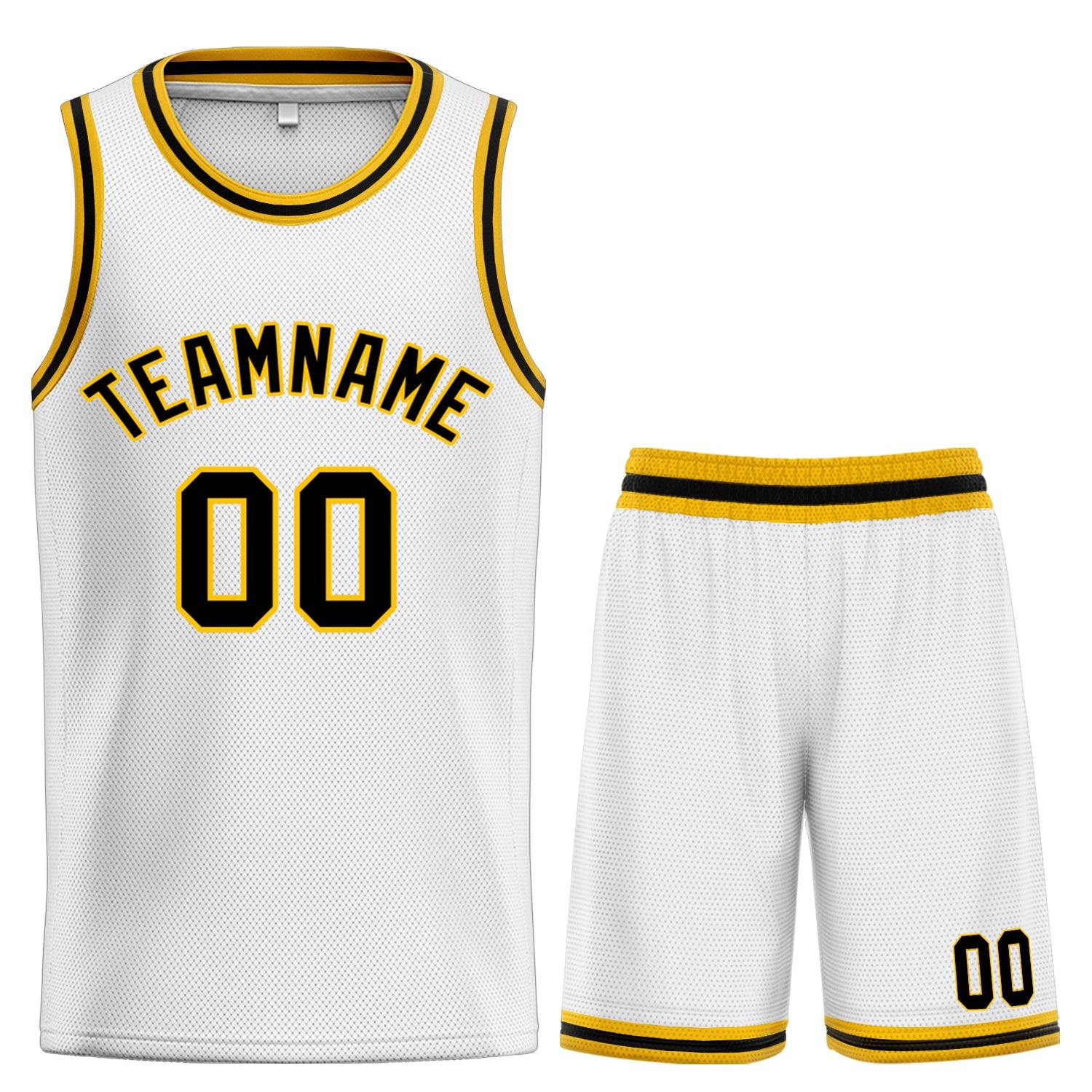 Custom Classic Sets gebogenes Basketballtrikot