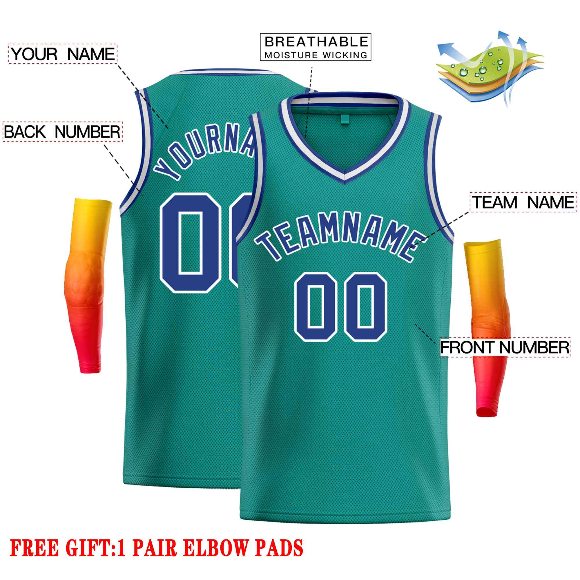 Custom Classic Tops Herren-Freizeit-Basketballtrikot