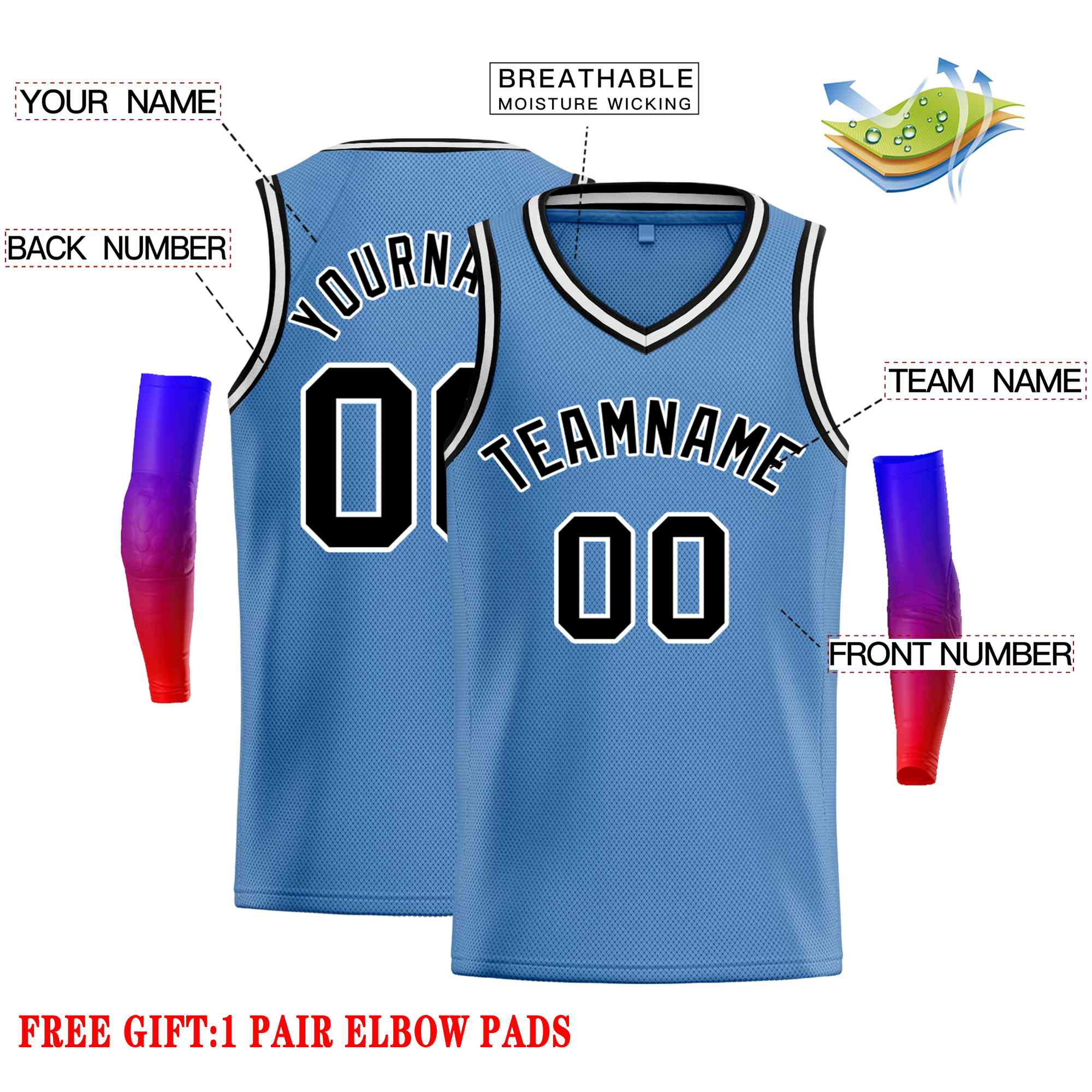 Custom Classic Tops Herren-Freizeit-Basketballtrikot