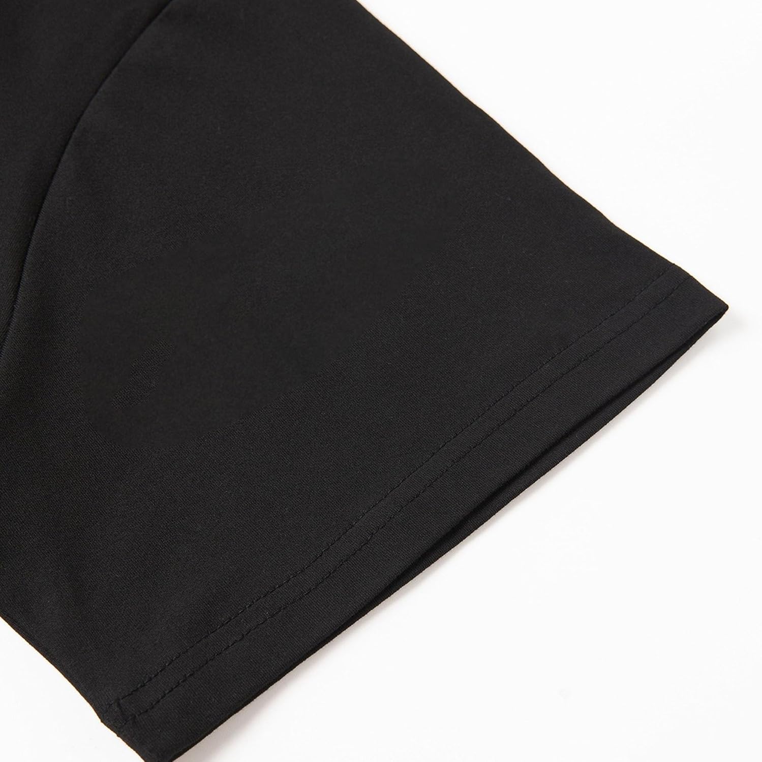 Men's Color Block Crew Neck T-Shirt Black Grey