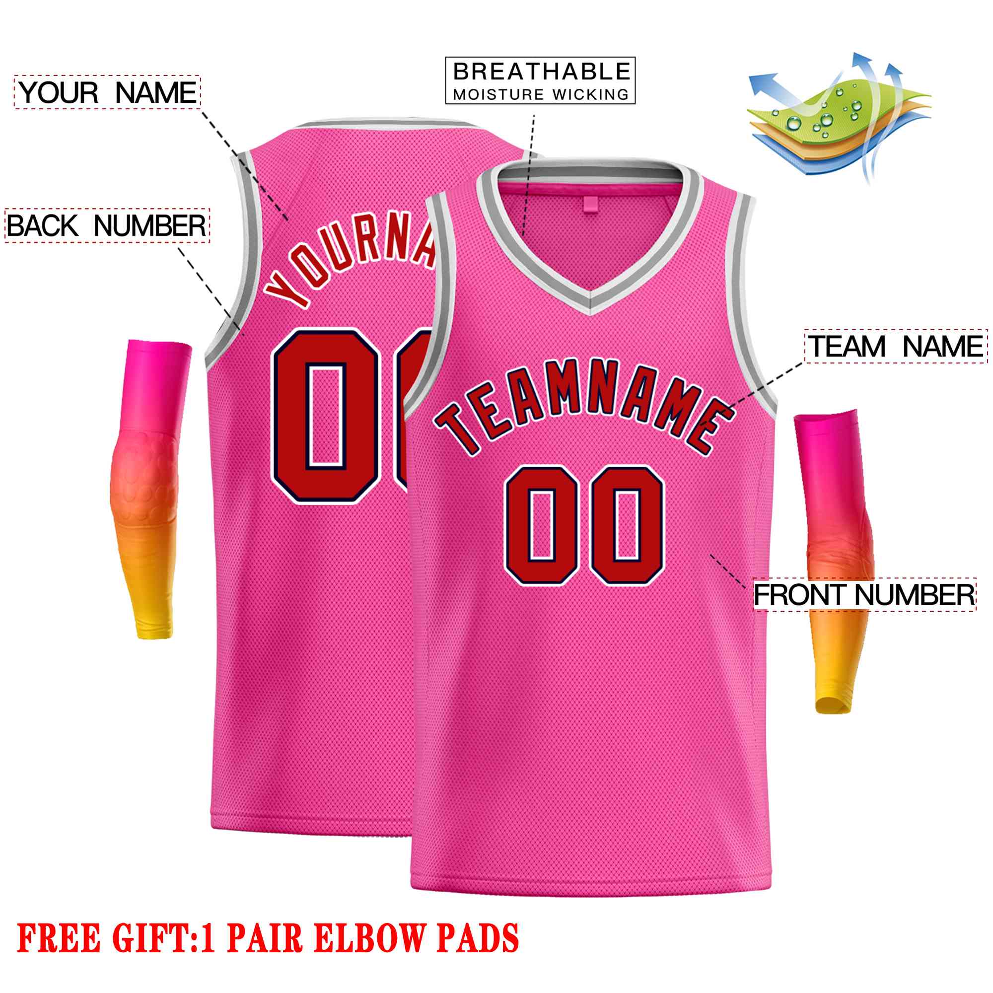 Custom Classic Tops Herren-Freizeit-Basketballtrikot