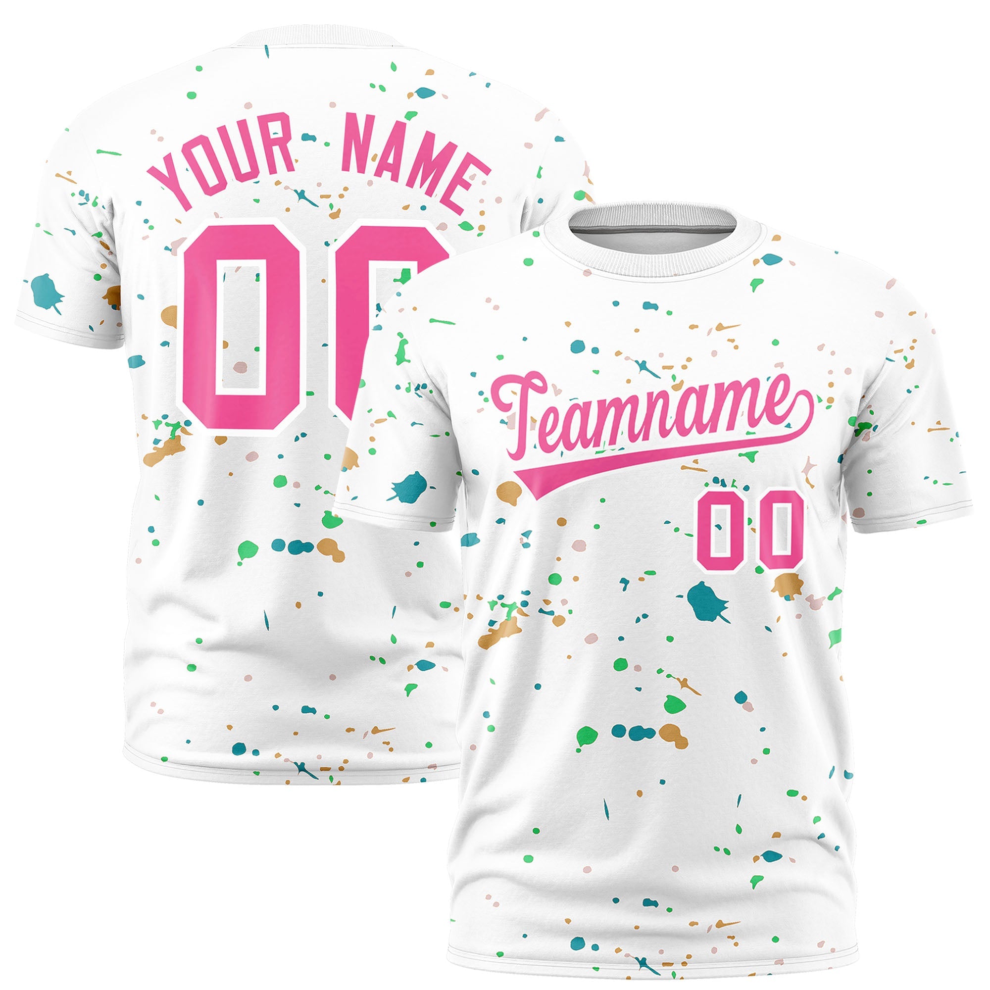 Benutzerdefiniertes Spray Painting Graffiti-Muster-Personalisierungs-T-Shirt
