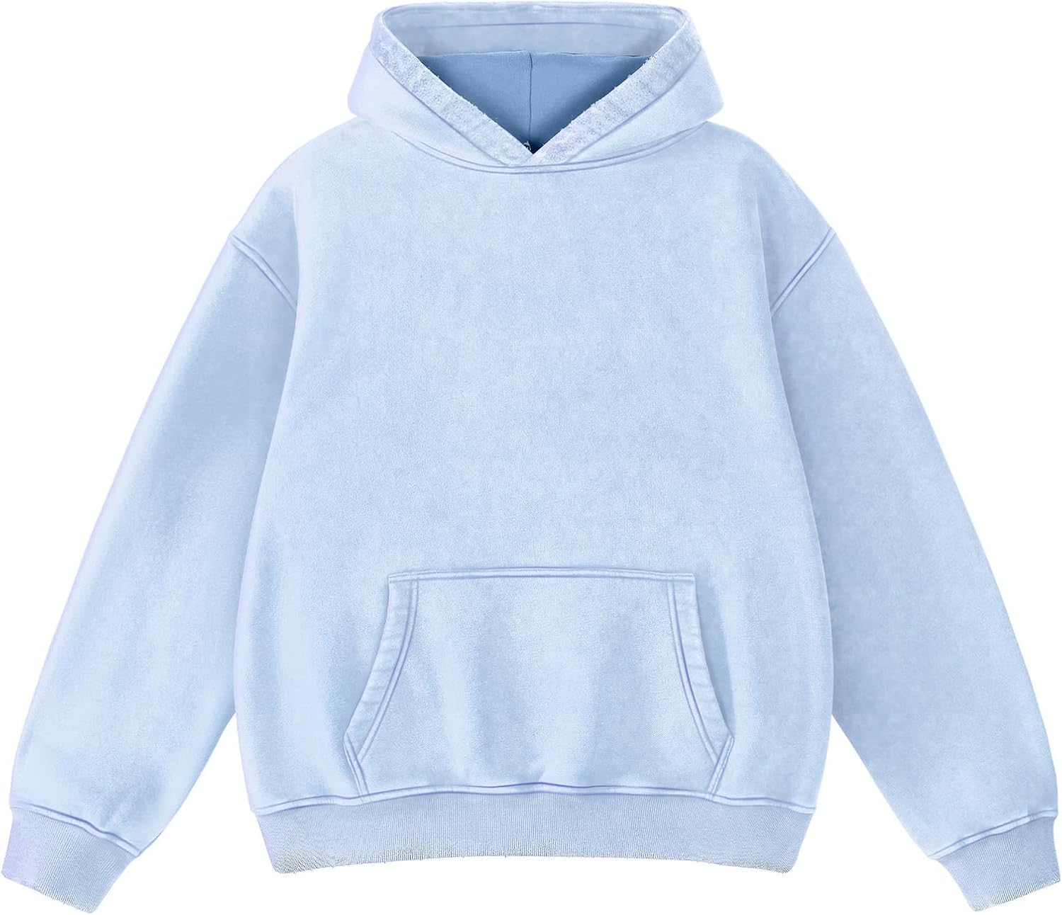 Womens Oversized Hoodie Acid Wash Vintage Sweatshirt Heavyweight Fleece Cotton Streetwear Trendy Sweatshirts
