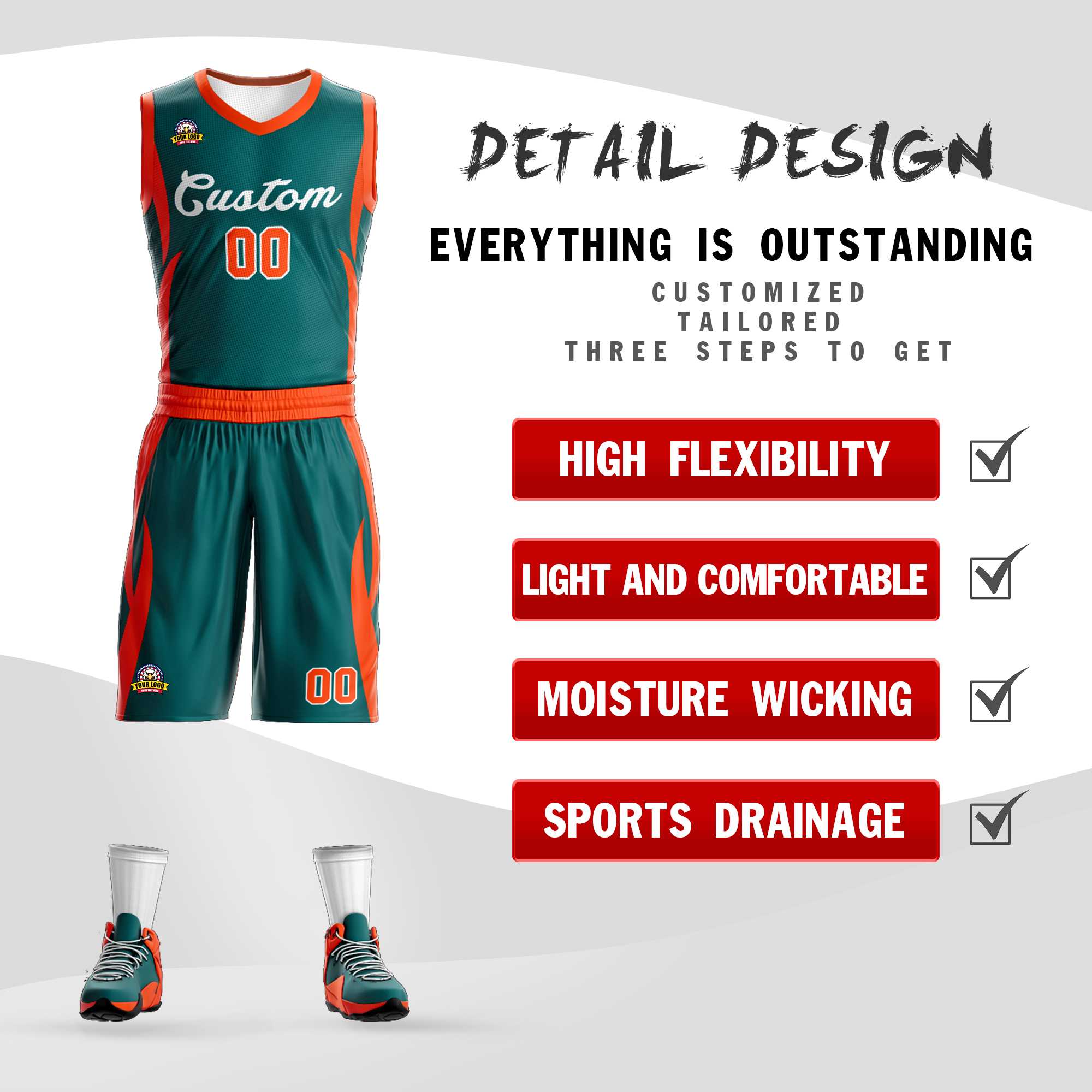 Custom Classic Sets Mesh-Basketballtrikot Custom Classic Sets Mesh-Basketballtrikot