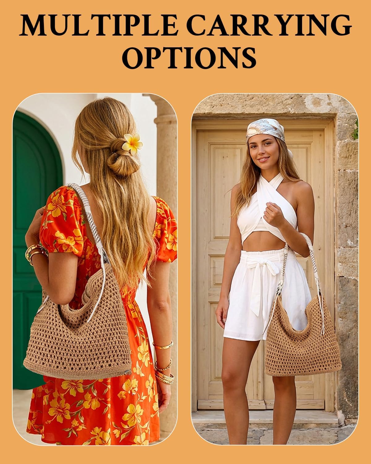 Women's PU Leather Tote Bag Tan