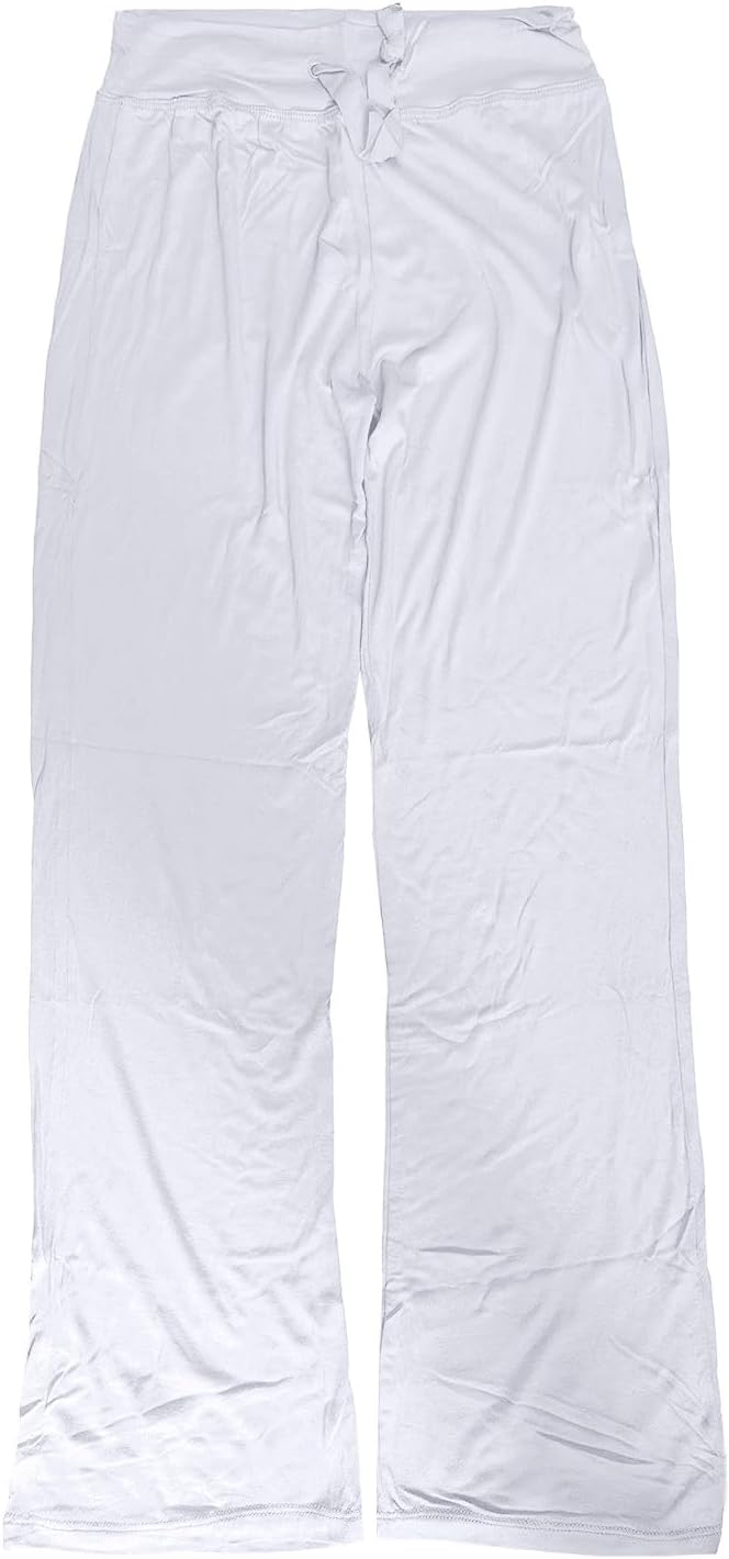 Yoga Pants for Women Drawstring Elastic High Waist Loose Fit Wide Leg Loungewear Pajama