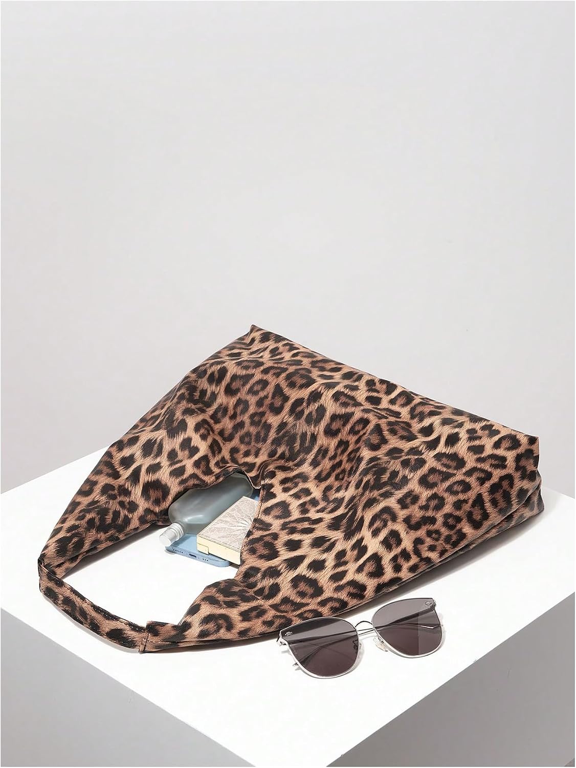Women's Leopard Print Faux Leather Shoulder Tote Bag Women's Leopard Print Faux Leather Shoulder Tote Bag