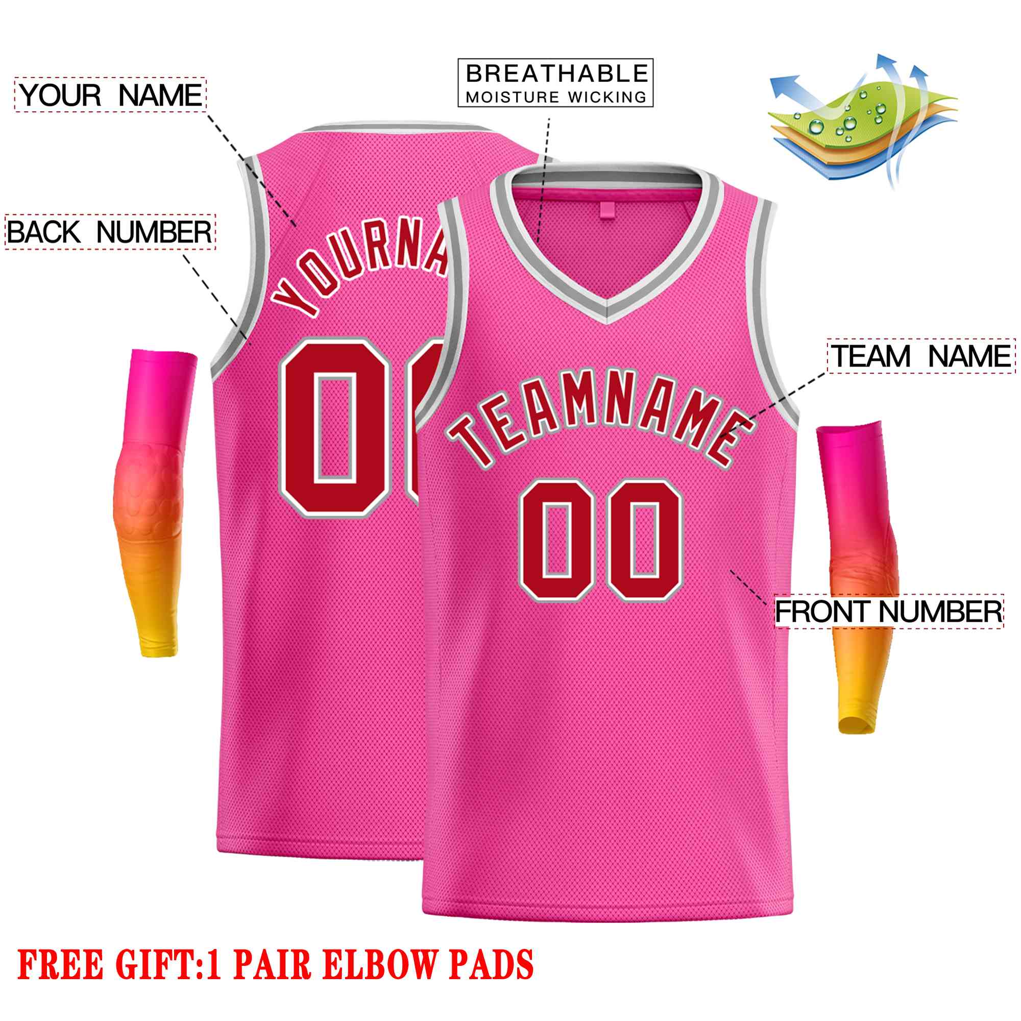 Custom Classic Tops Herren-Freizeit-Basketballtrikot