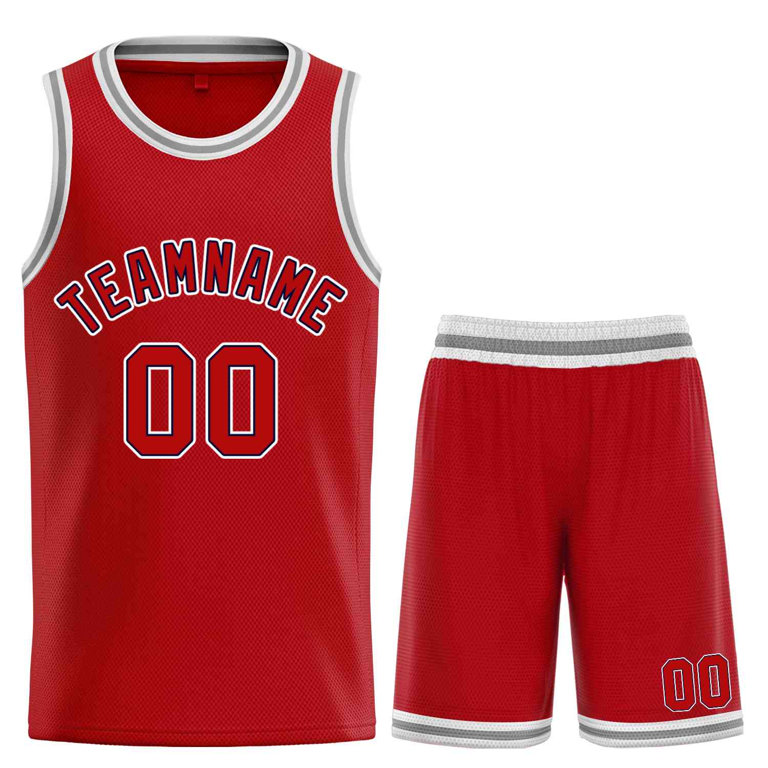 Custom Classic Sets gebogenes Basketballtrikot