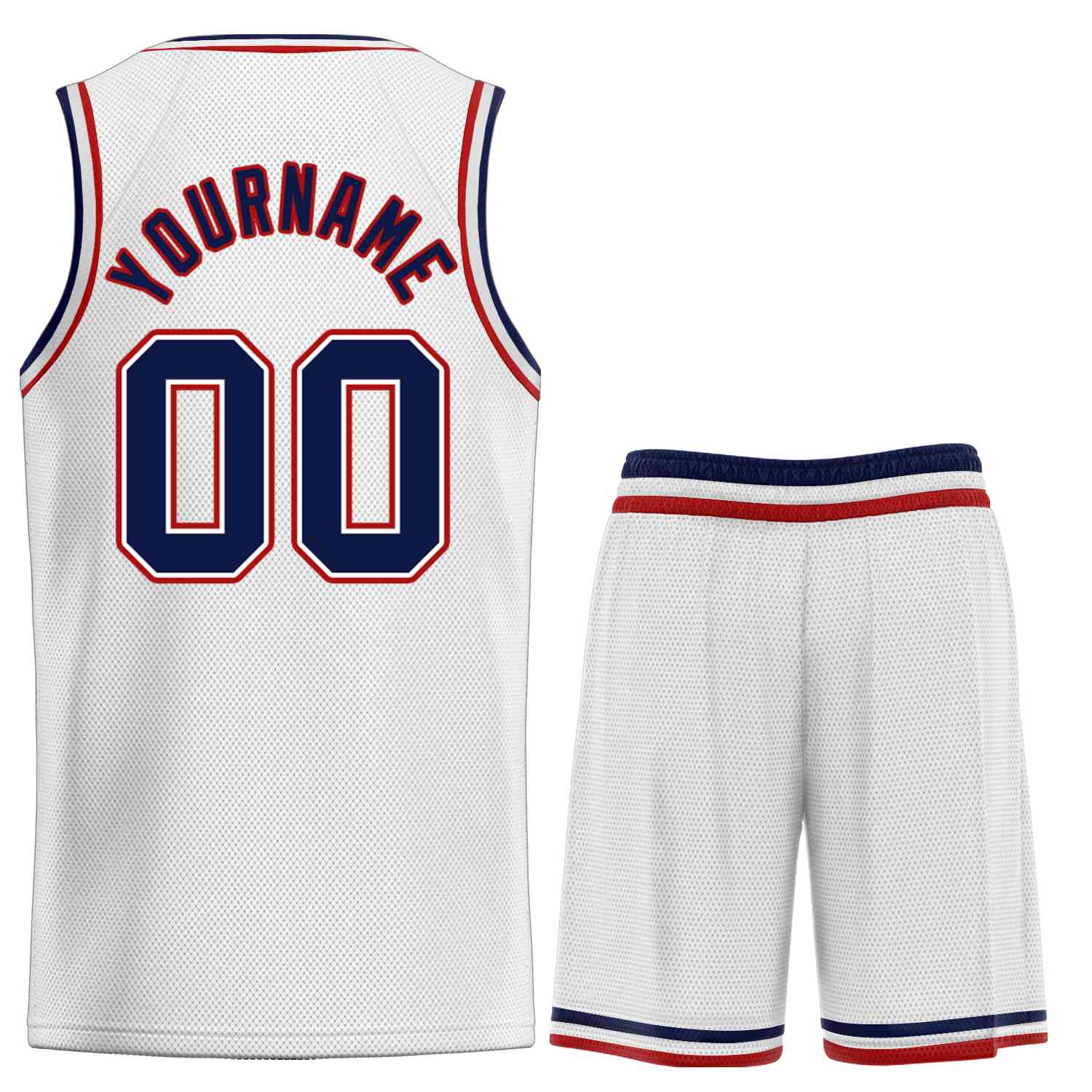 Custom Classic Sets gebogenes Basketballtrikot