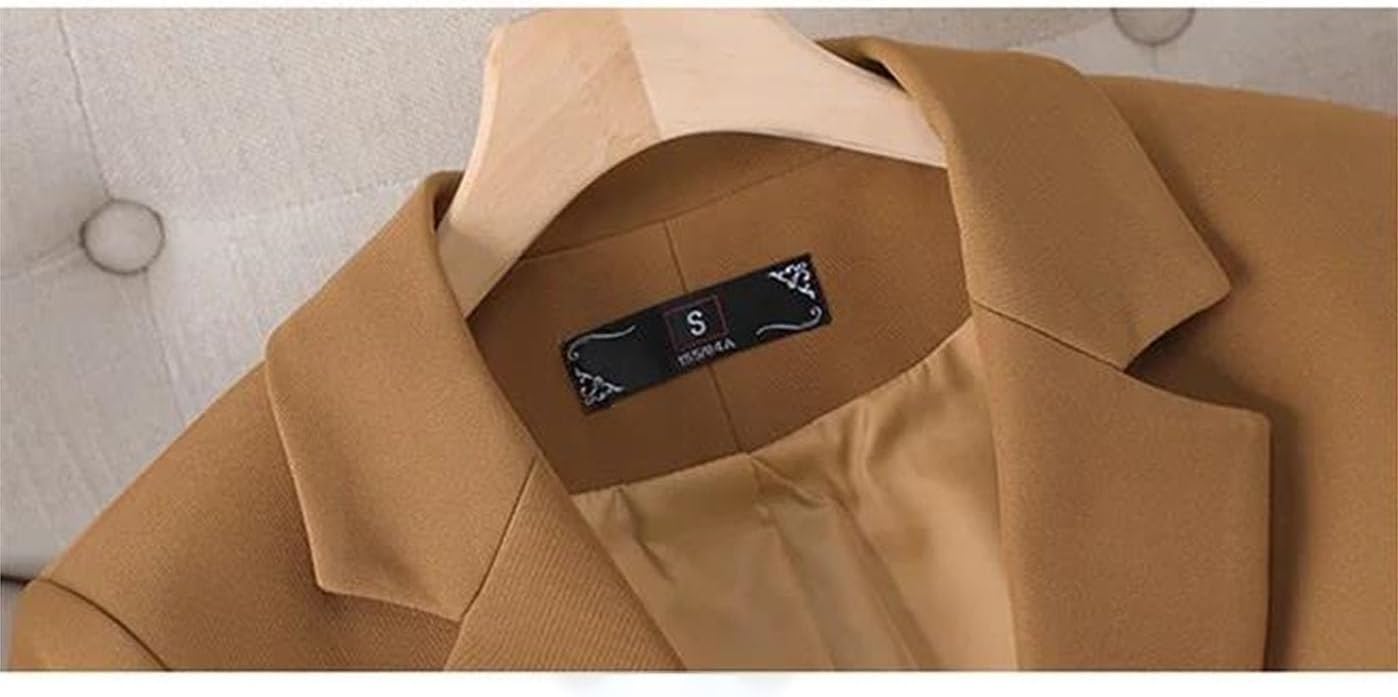 Women's Slim Fit Single Button Blazer Black Women's Slim Fit Single Button Blazer Black