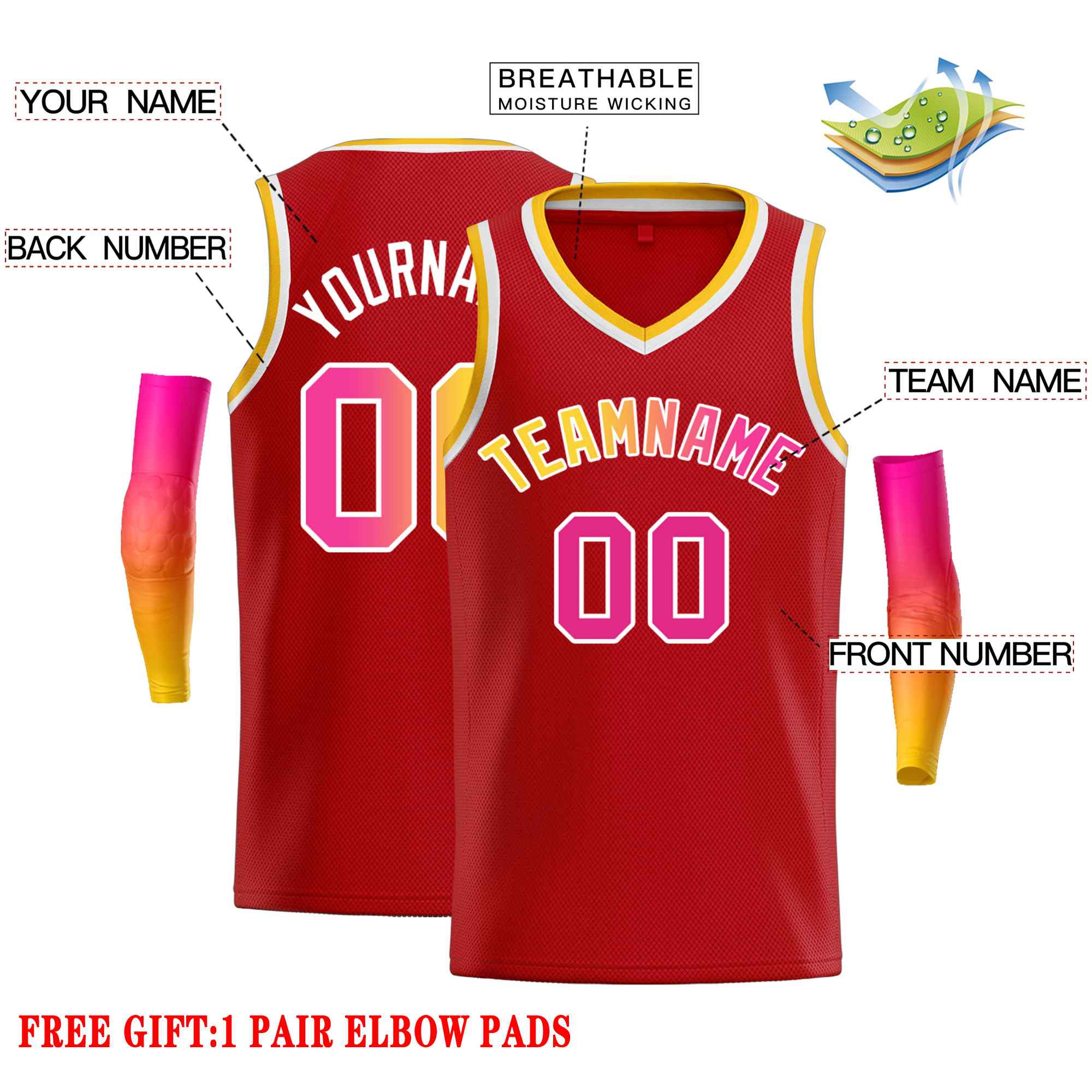Custom Classic Tops Herren-Freizeit-Basketballtrikot