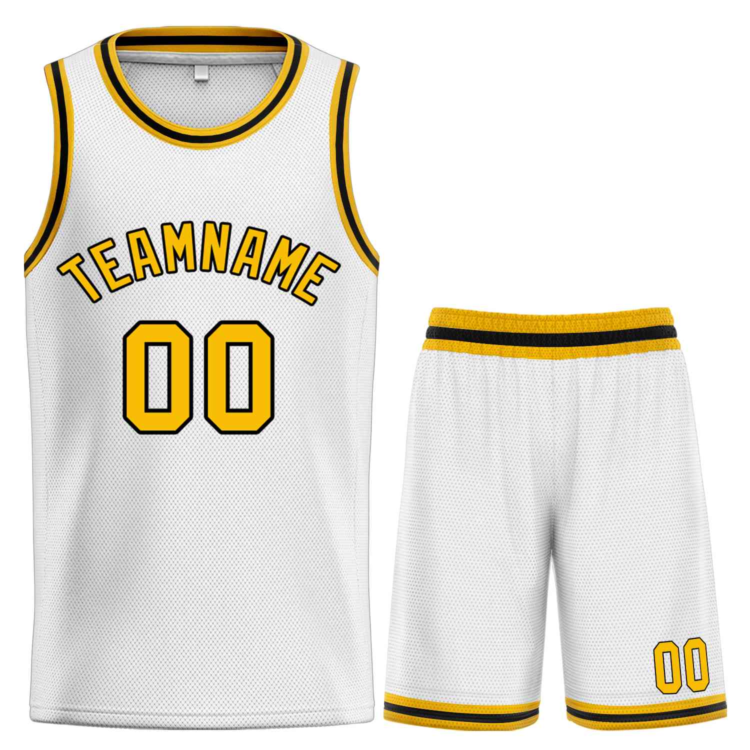 Custom Classic Sets gebogenes Basketballtrikot