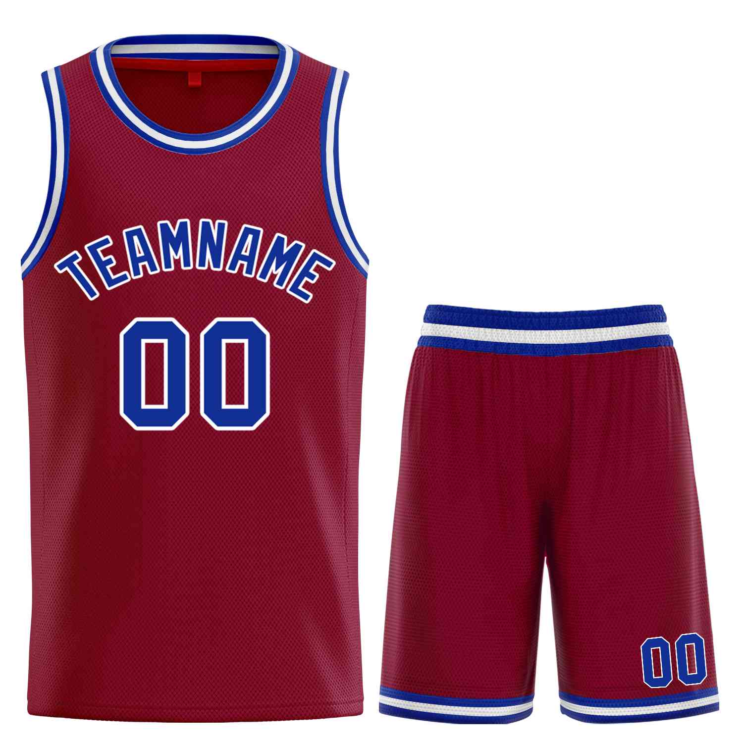 Custom Classic Sets gebogenes Basketballtrikot