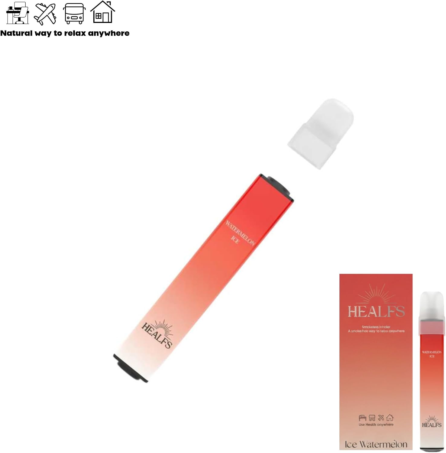 Portable Flavored Air Device, Juicy Watermelon Ice, 1 Pack Portable Flavored Air Device, Juicy Watermelon Ice, 1 Pack