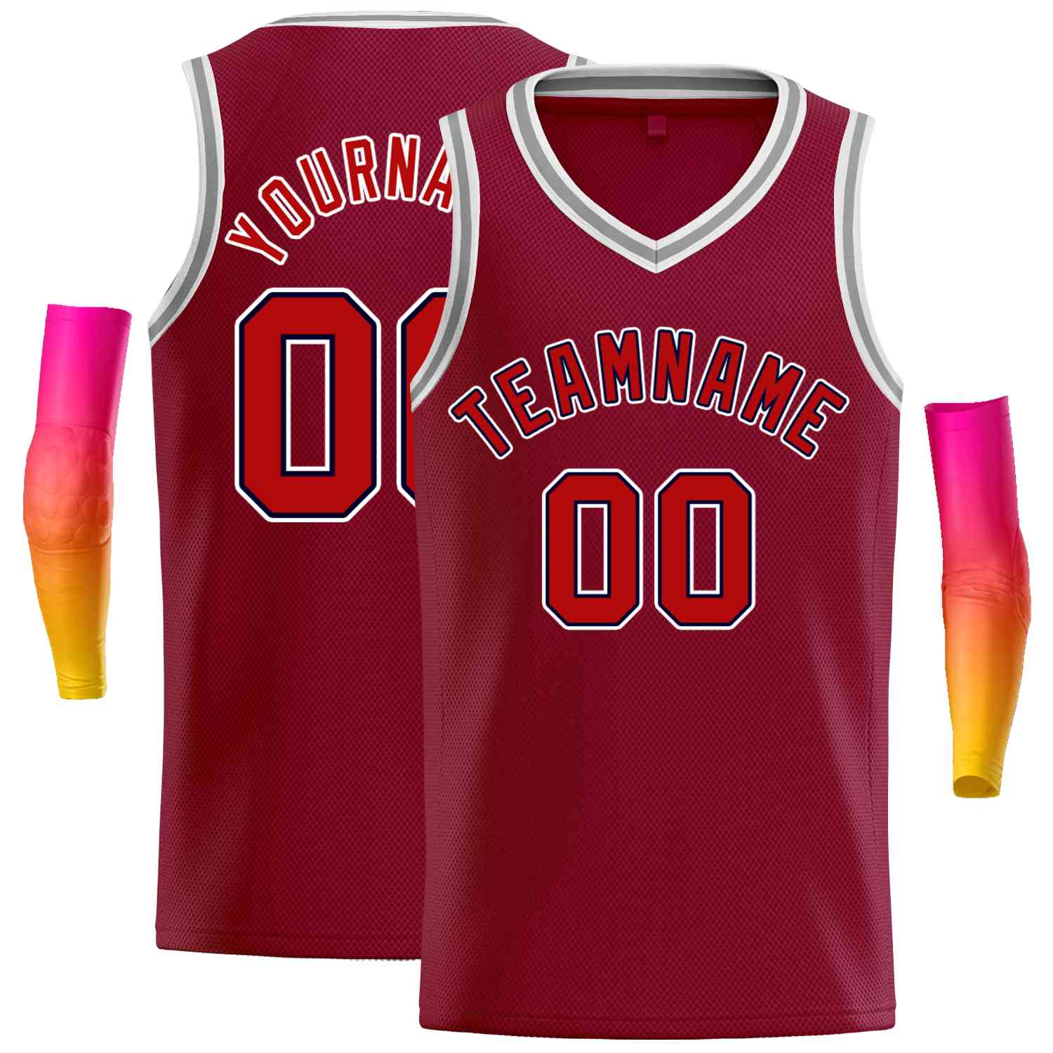 Custom Classic Tops Herren-Freizeit-Basketballtrikot