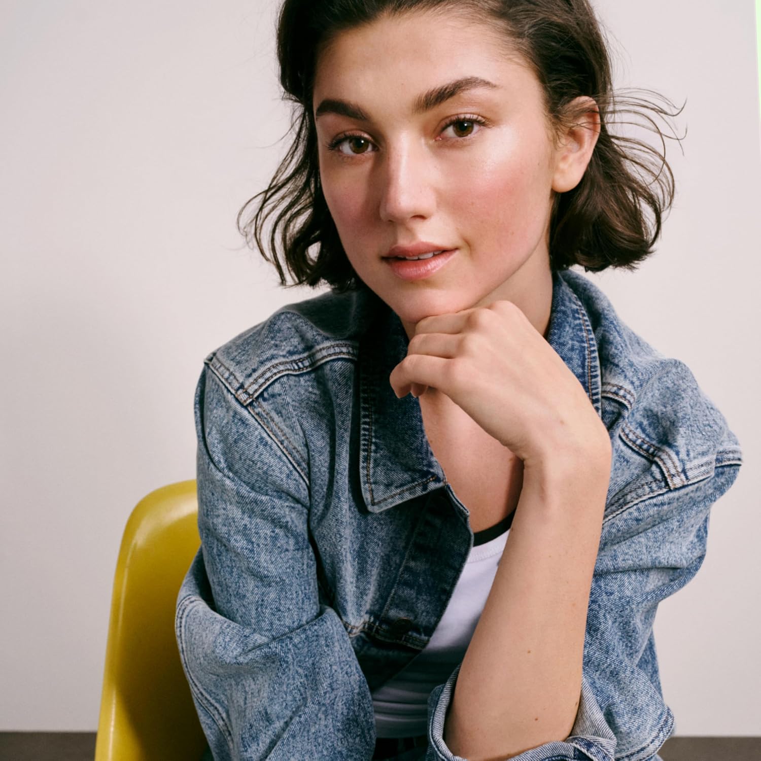 Women's Oversized Dark Wash Denim Trucker Jacket