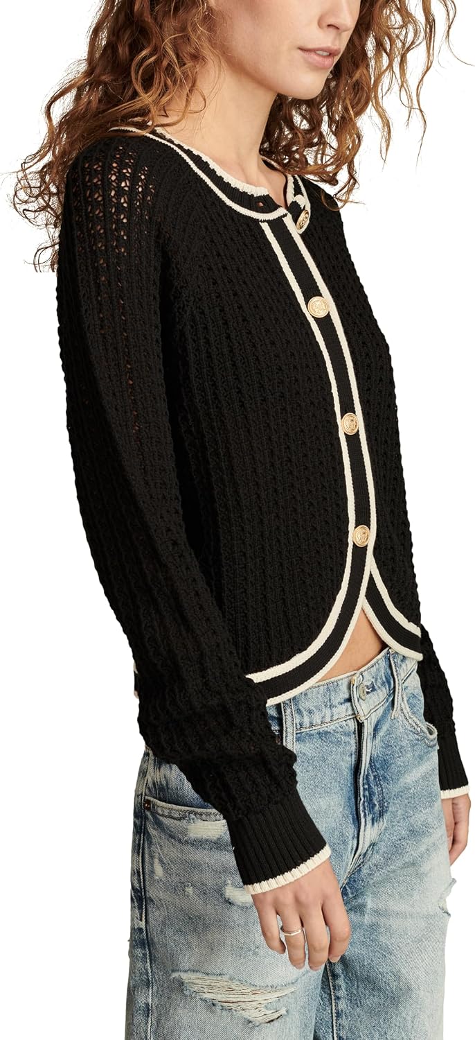 Women's Button Front Sweater Jacket