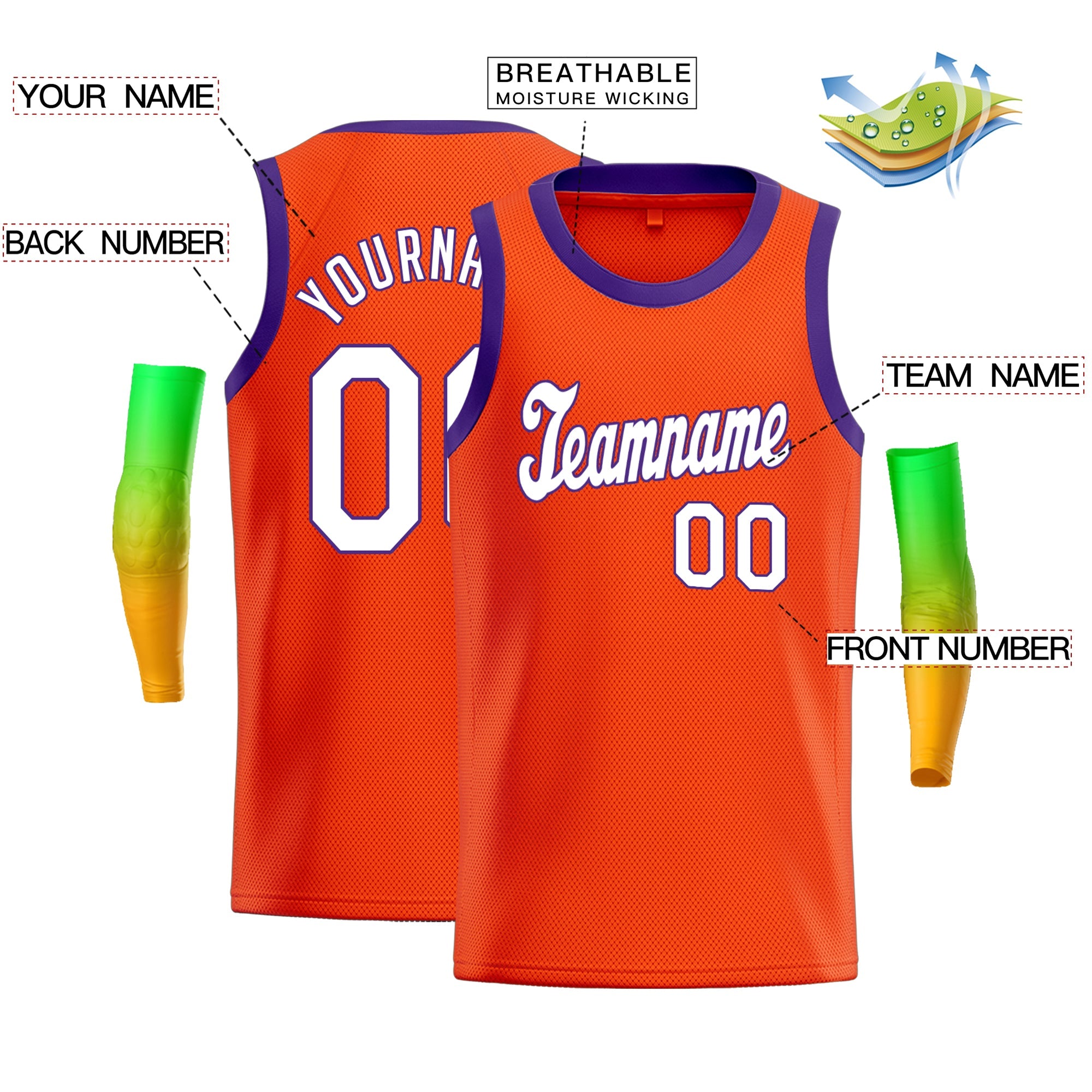 Custom Classic Tops Athletic Casual Basketball-Trikot