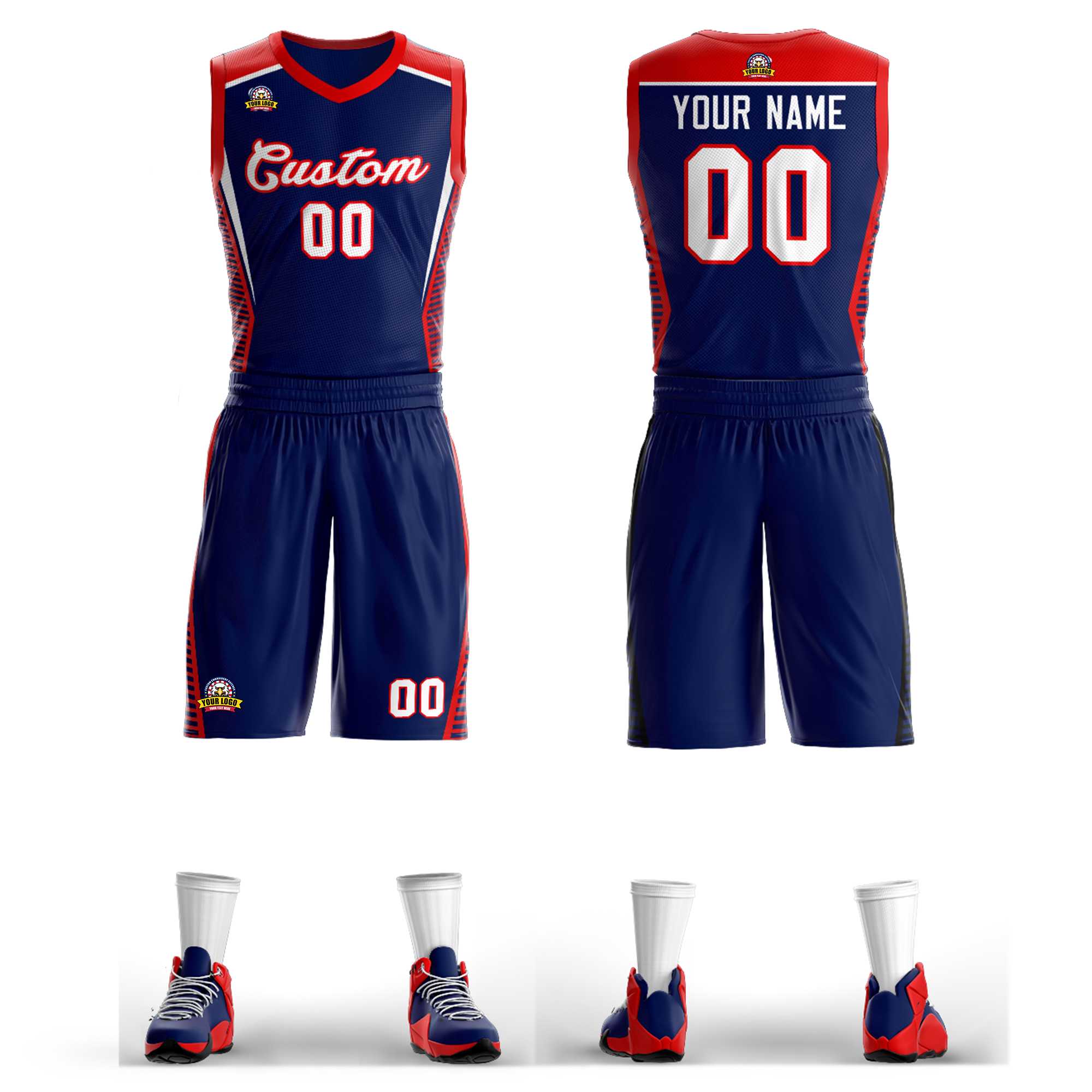 Custom Classic Sets Mesh-Basketballtrikot Custom Classic Sets Mesh-Basketballtrikot