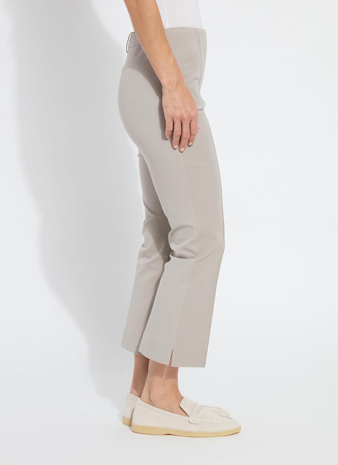 Amanda Cropped Dress Pants for Women \u2013 Pull On Bootcut Capri Work Ankle Length Business Casual Slacks