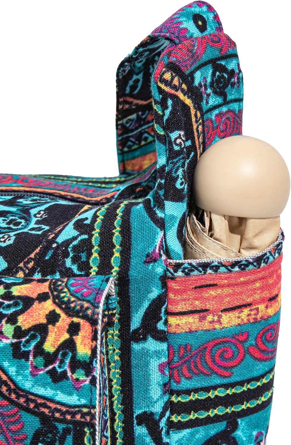 Women's Boho Canvas Hobo Bag Multicolor Crossbody Purse